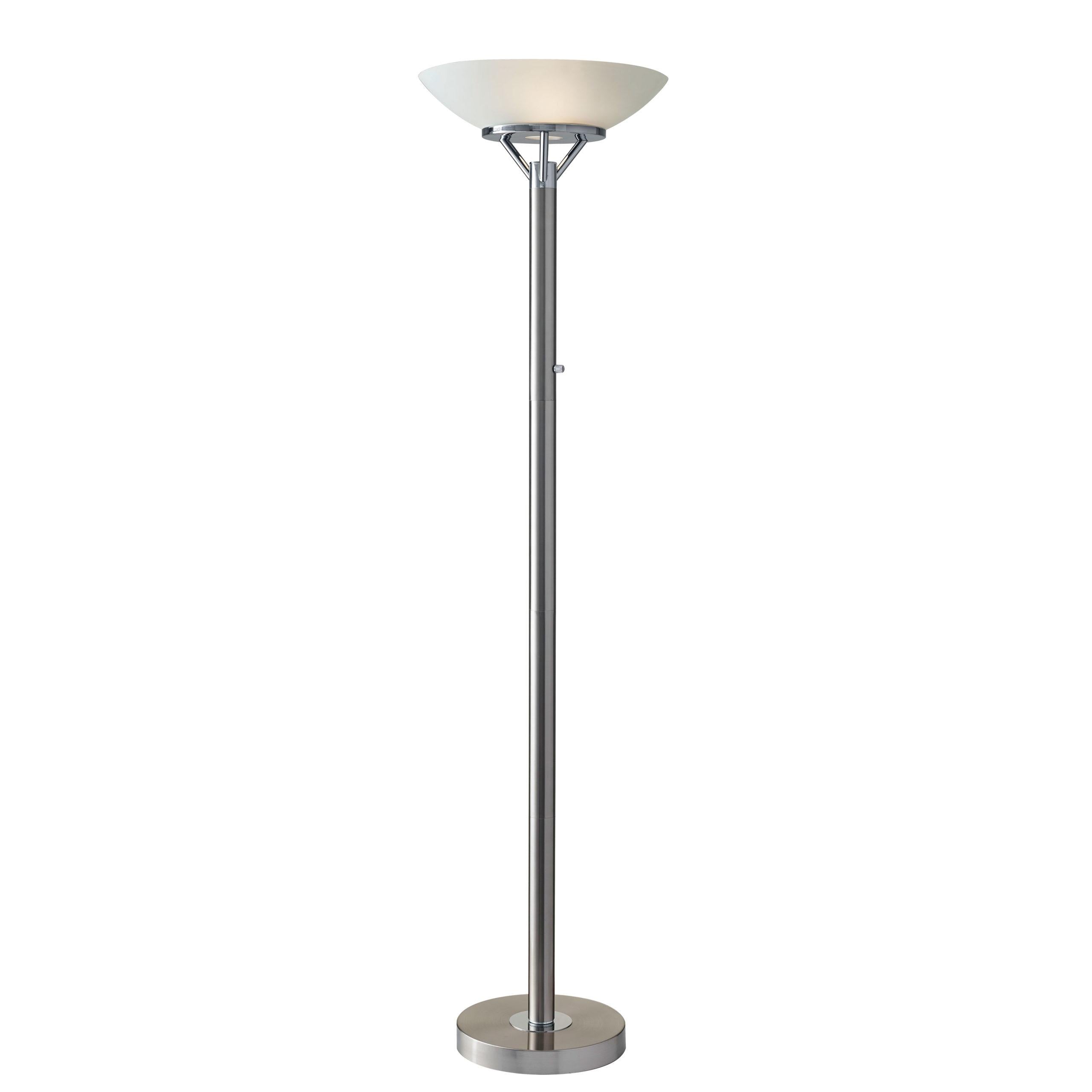 CORINNE Floor lamp Stainless steel - 5023-22 | ADESSO