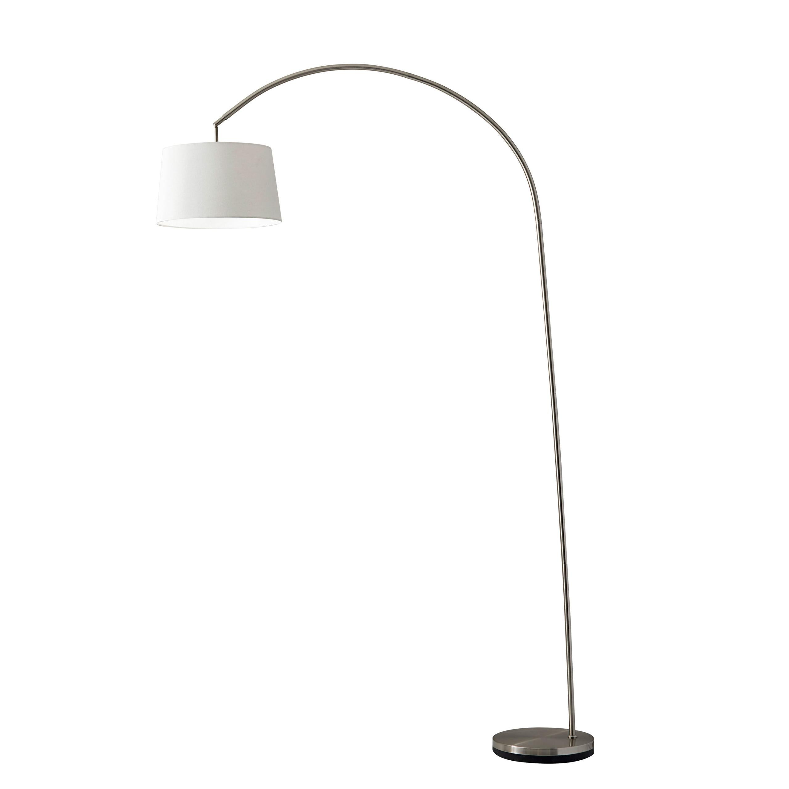 DOMINO Lampe sur pied Nickel - 5098-22 | ADESSO