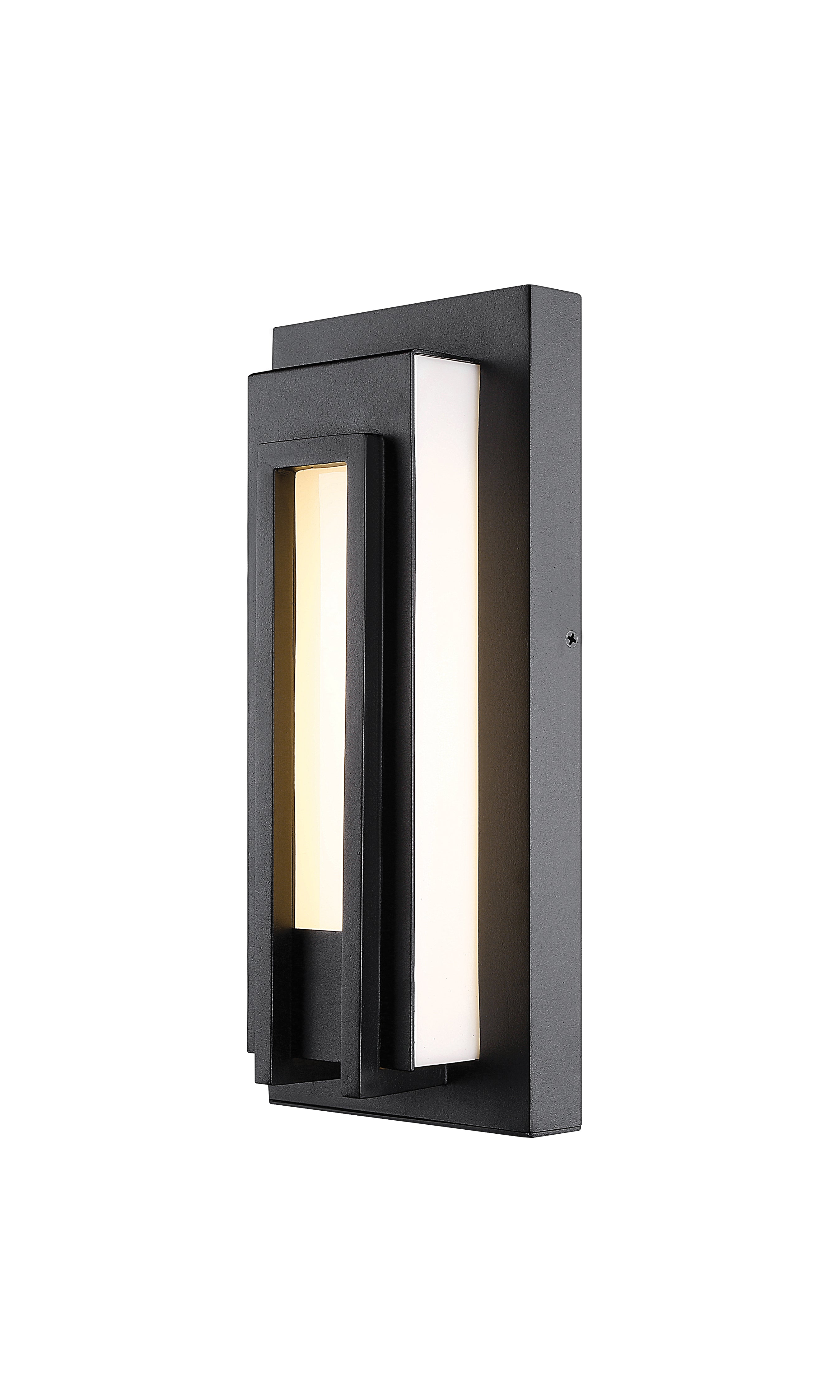 KEATON Murale exterieure Noir DEL INTÉGRÉ - 520S-BK-LED | Z-LITE