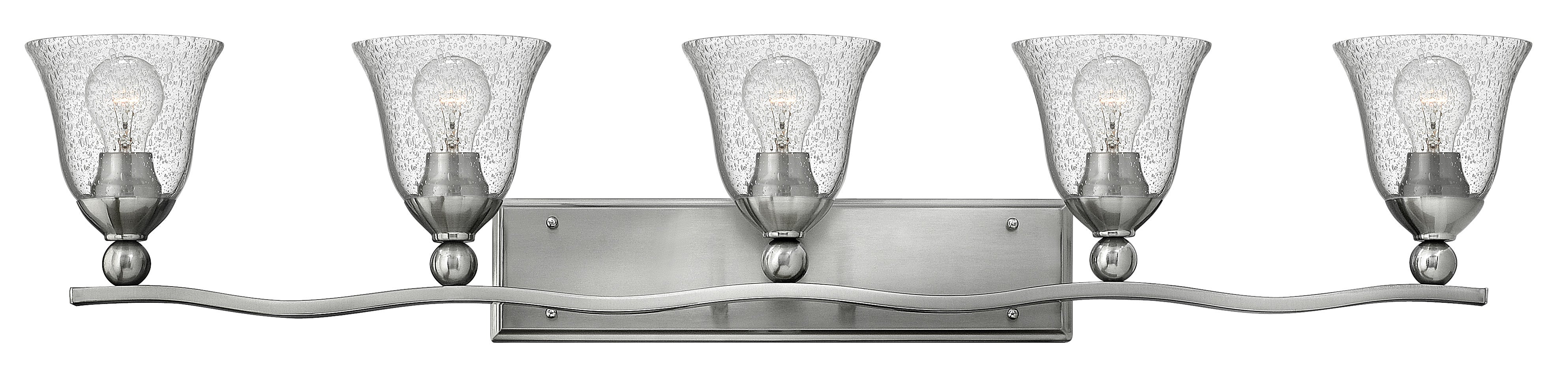 BOLLA Bathroom sconce Nickel - 5895BN-CL | HINKLEY