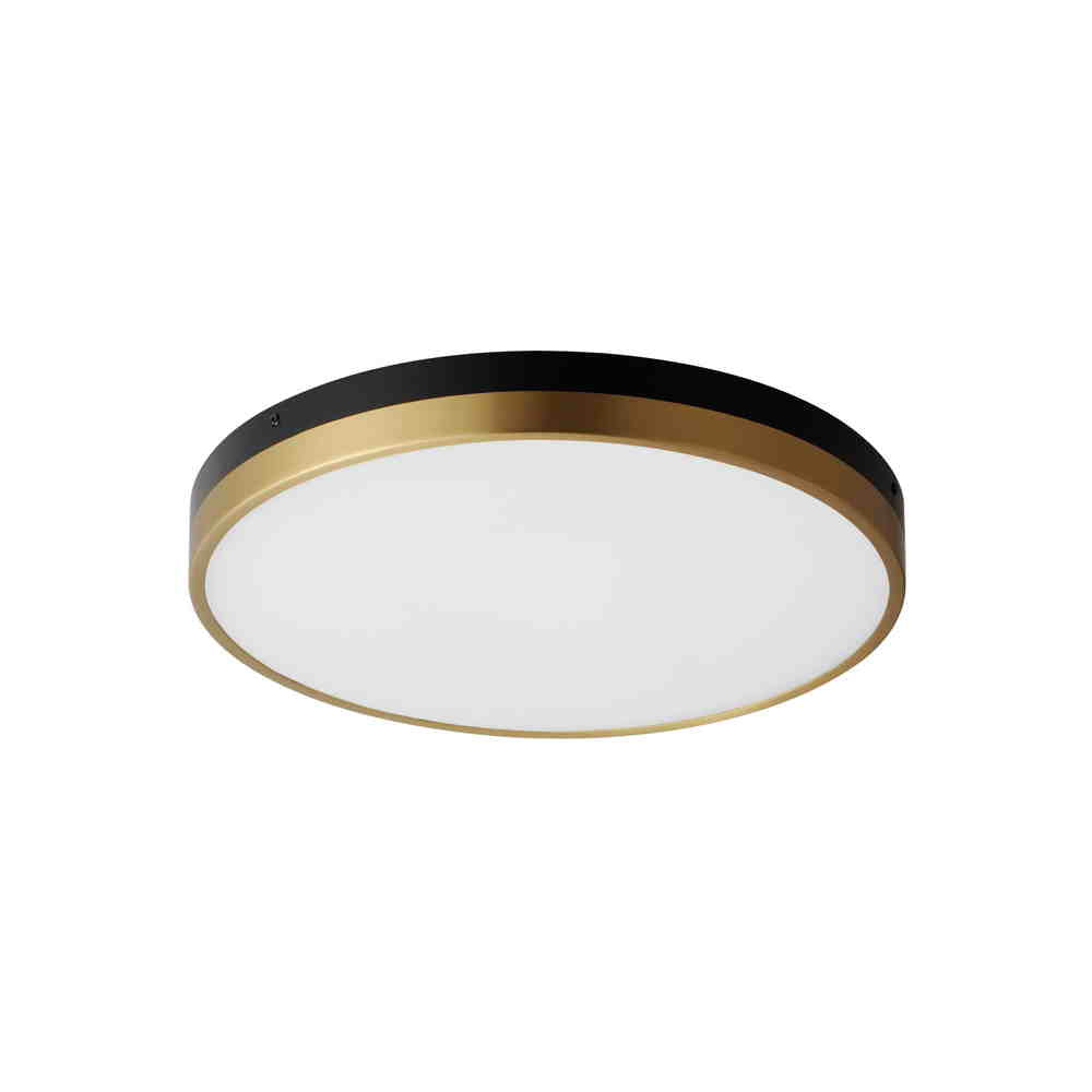 DAPPER Flush mount  Black, Gold INTEGRATED LED - 59704WTBKAB | MAXIM/ET3