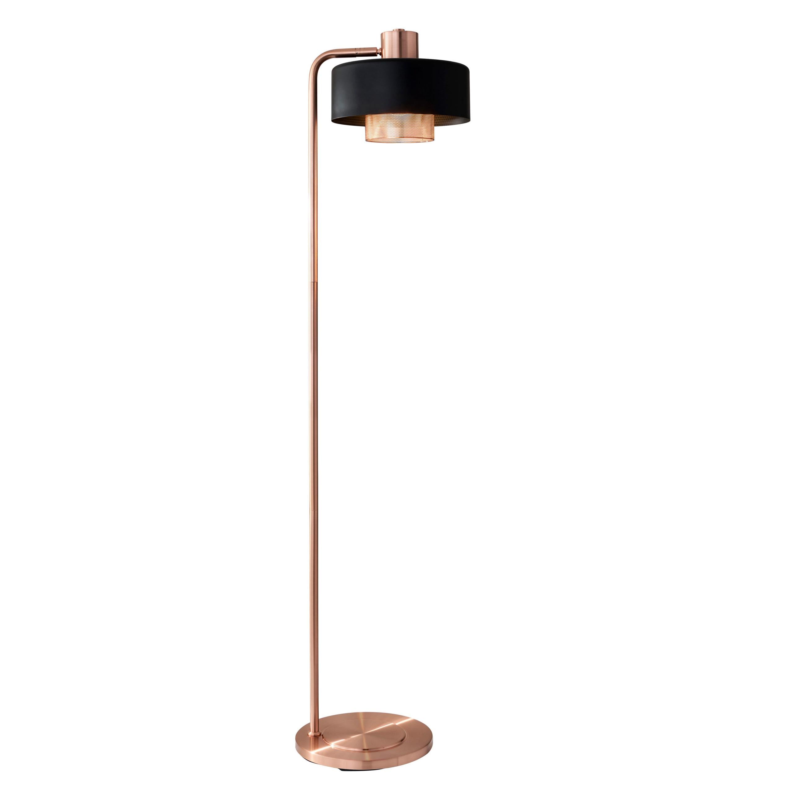 GILROY Lampe sur pied Noir, Bronze - 6049-20 | ADESSO