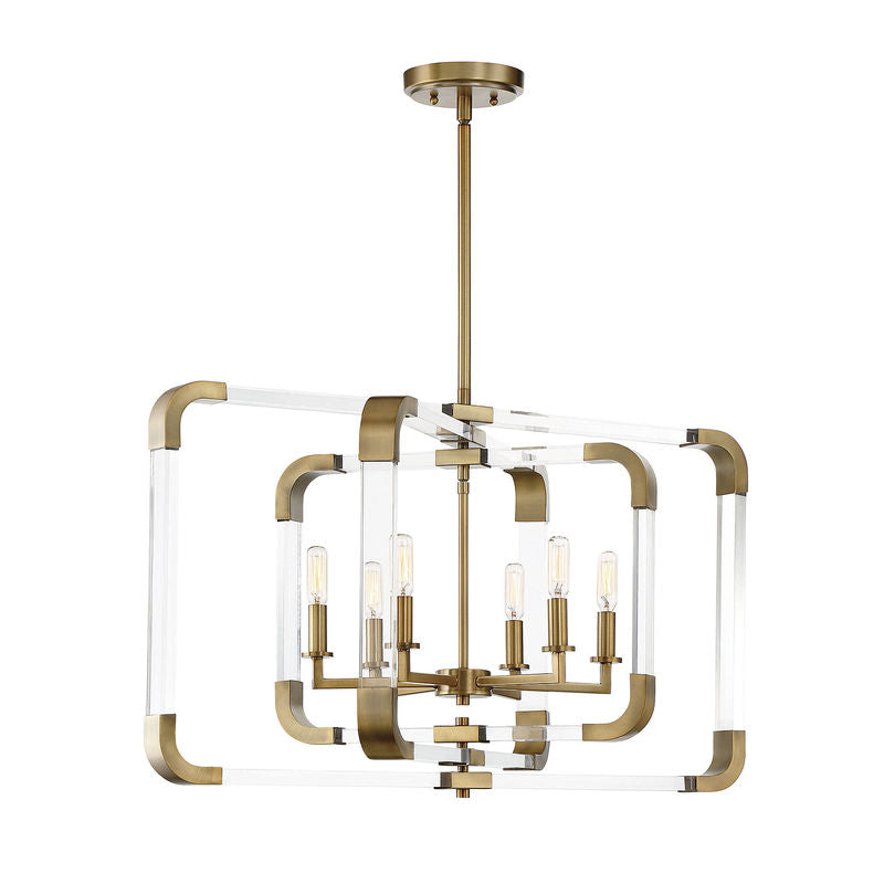 ROTTERDAM Chandelier Or - 7-1660-6-322 | SAVOYS