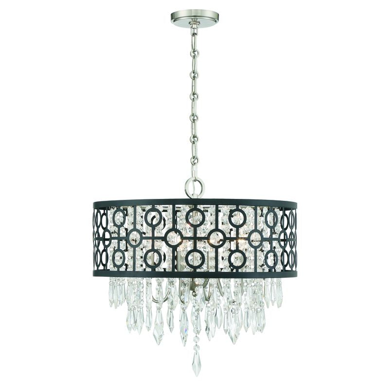 RORY Pendant Black, Nickel - 7-1878-4-66 | SAVOYS