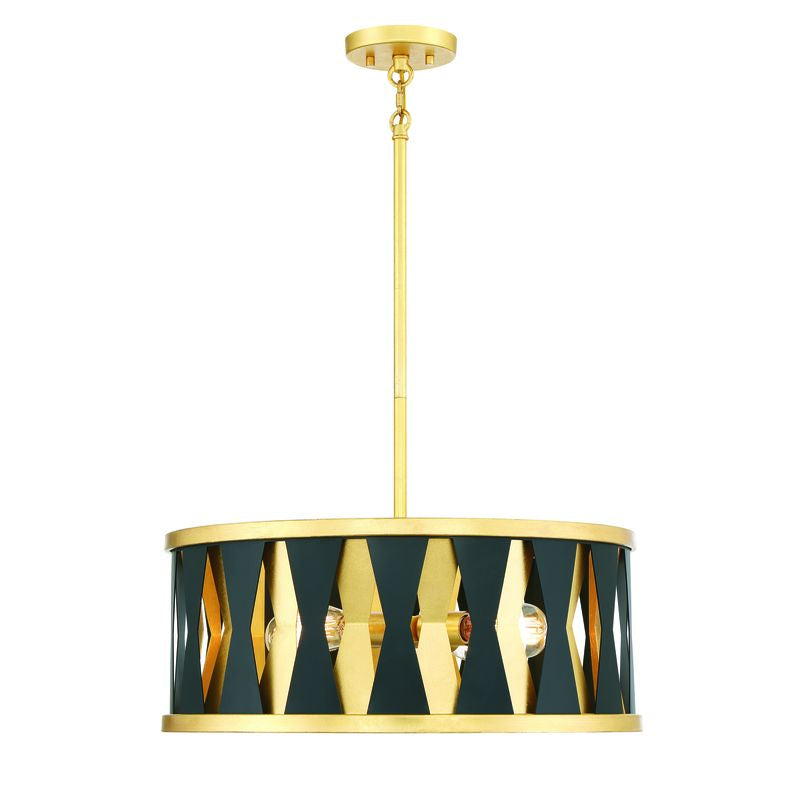 KELLERMAN Chandelier Noir, Or - 7-1929-4-261 | SAVOYS