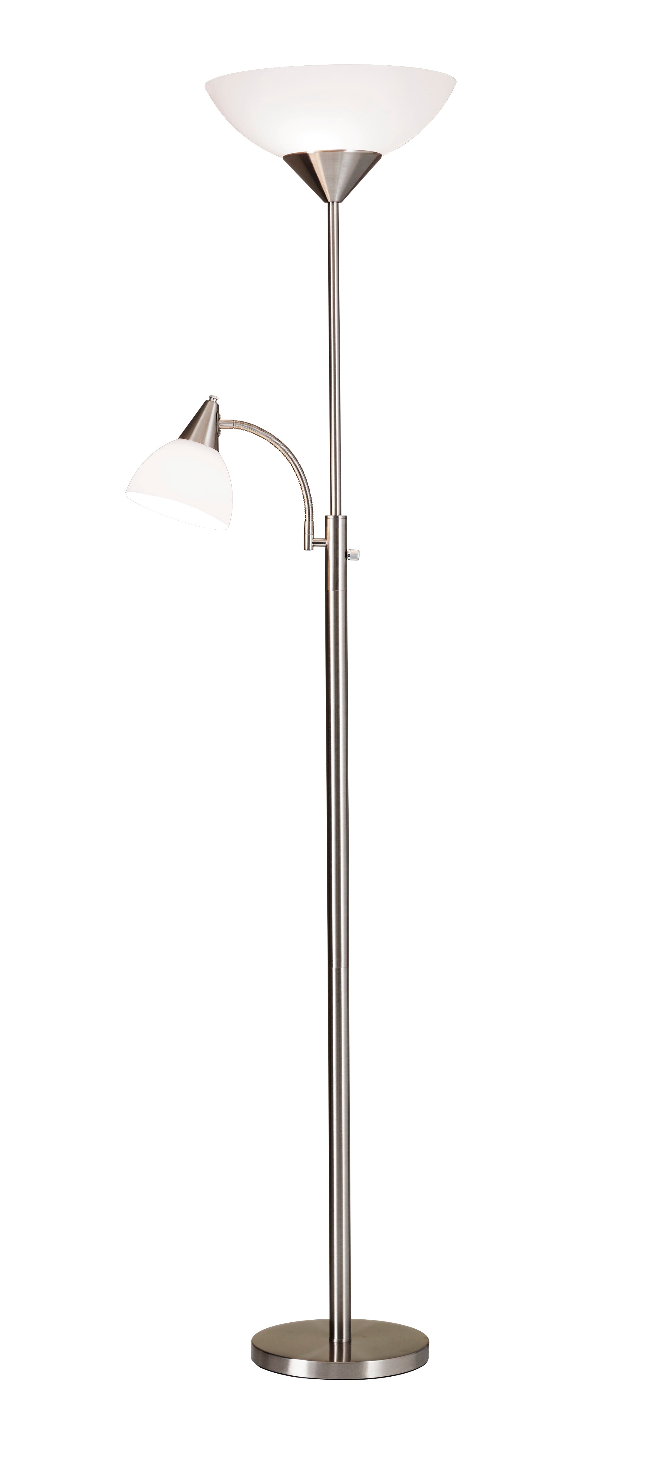 ALTA Lampe sur pied Nickel - 7202-22 | ADESSO