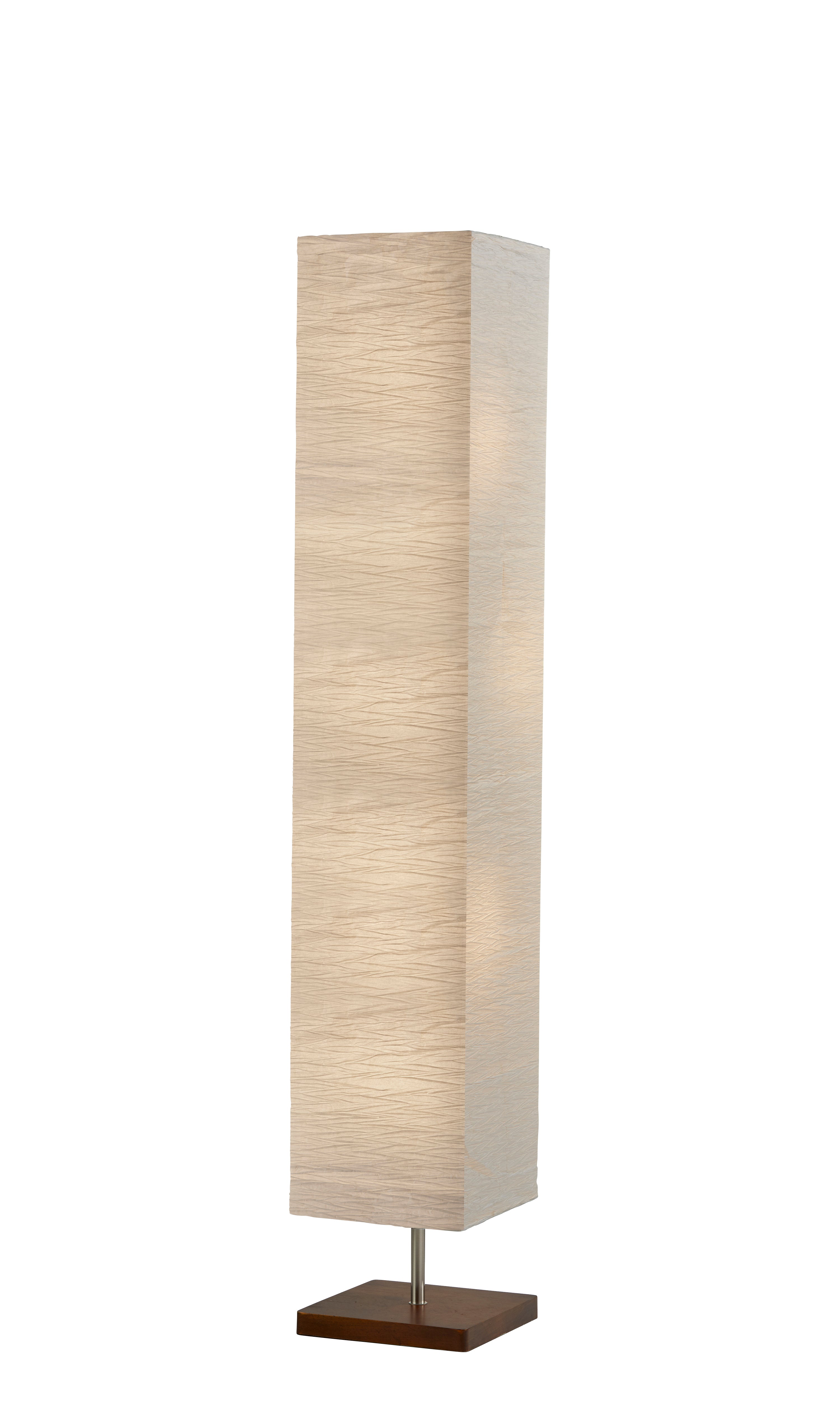 SAHARA Floor lamp Stainless steel, Wood - 8022-15 | ADESSO