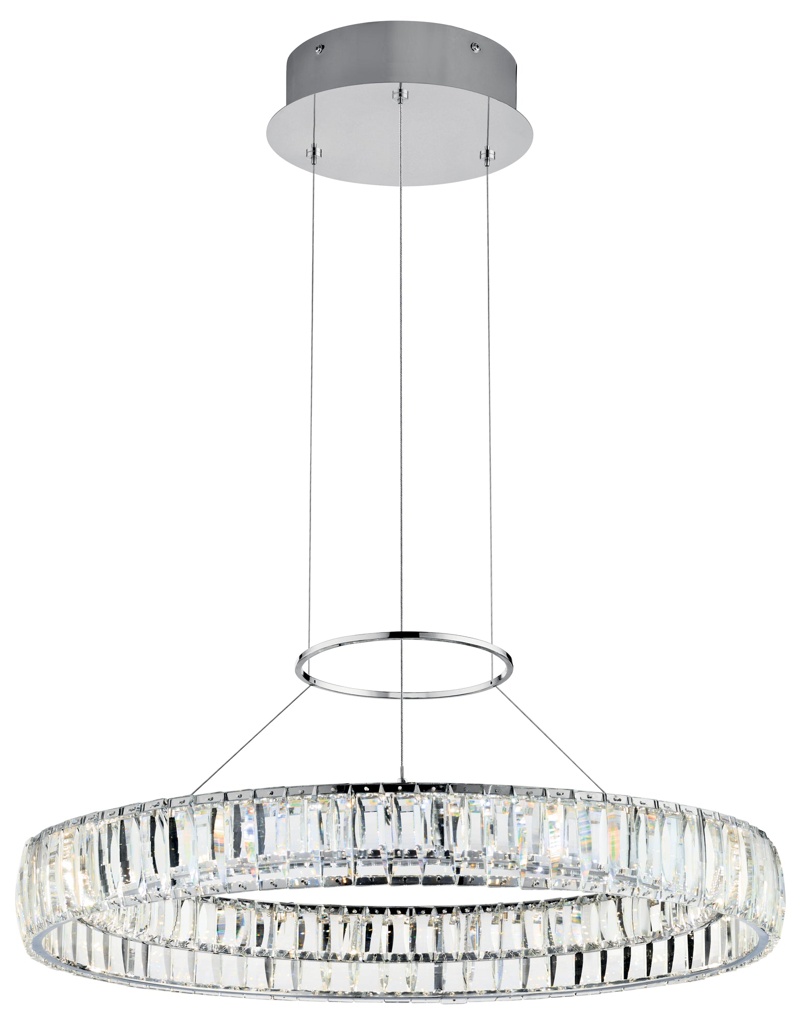 ANNETTE Chandelier Chrome - 83625 | ELAN