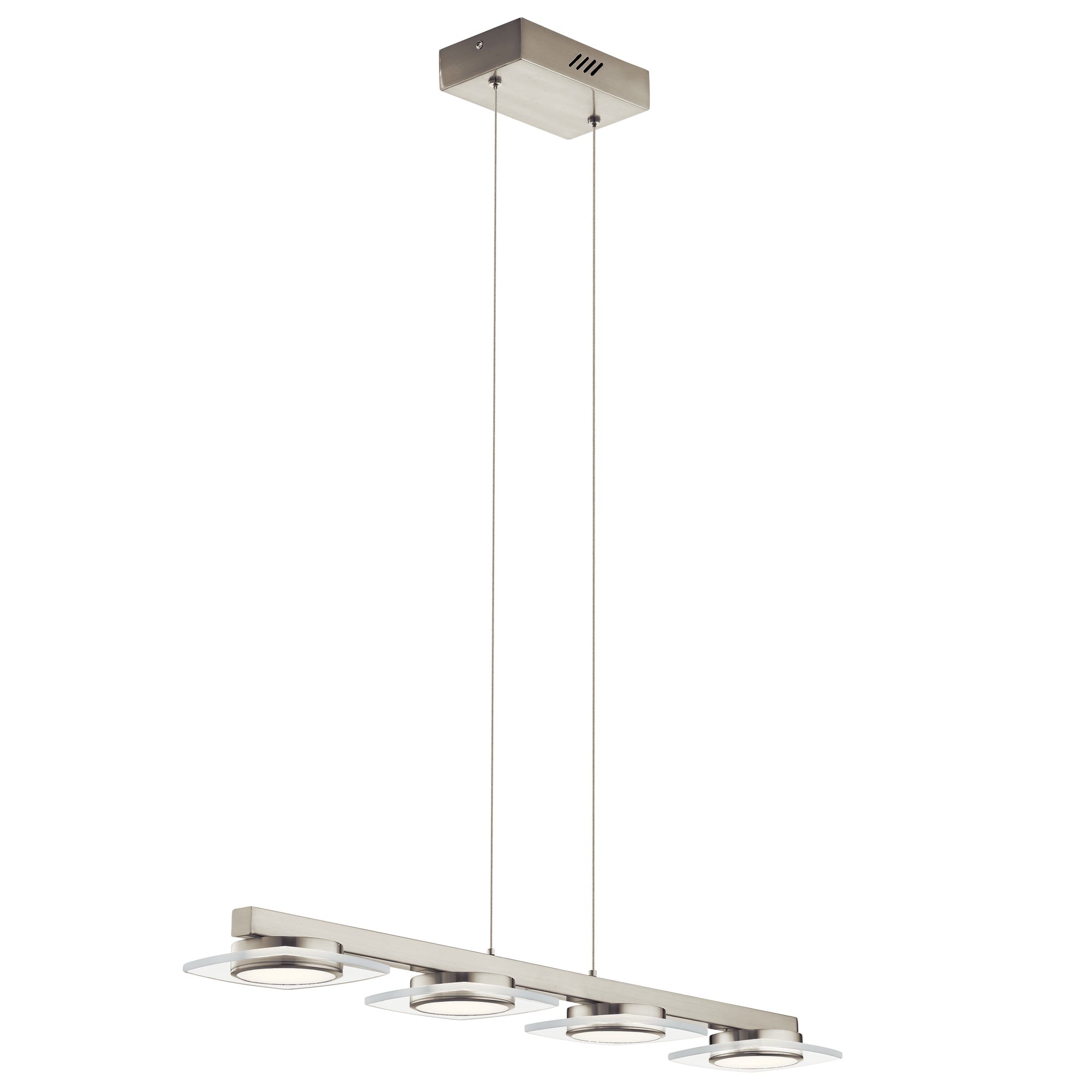 AZENDA Suspension lineaire Nickel - 83945 | ELAN