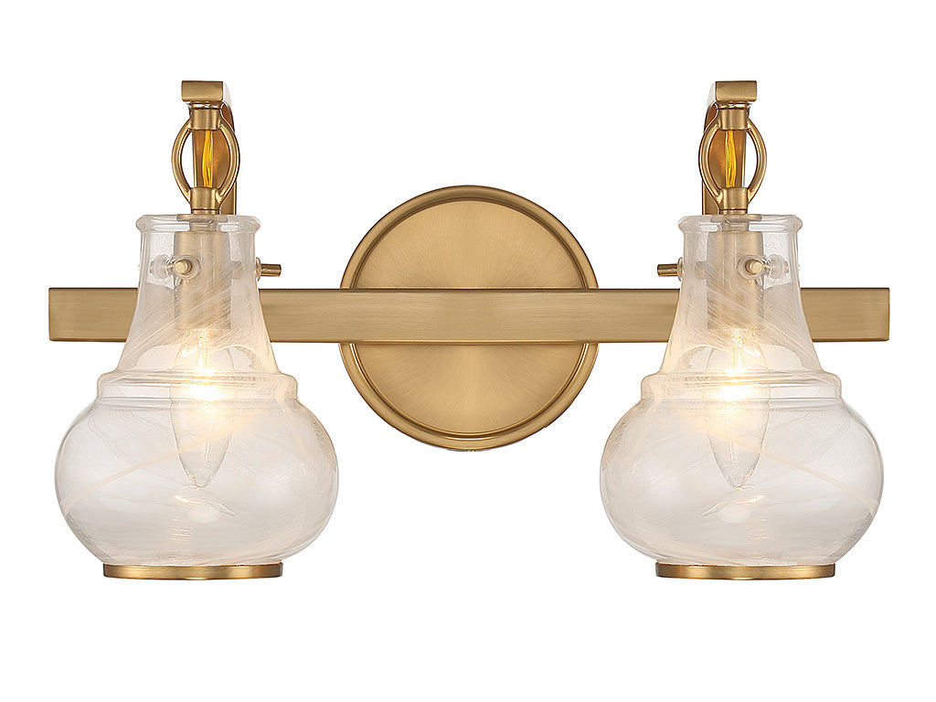 ADAMS Bathroom wall sconce Gold - 8-4417-2-322 | SAVOYS