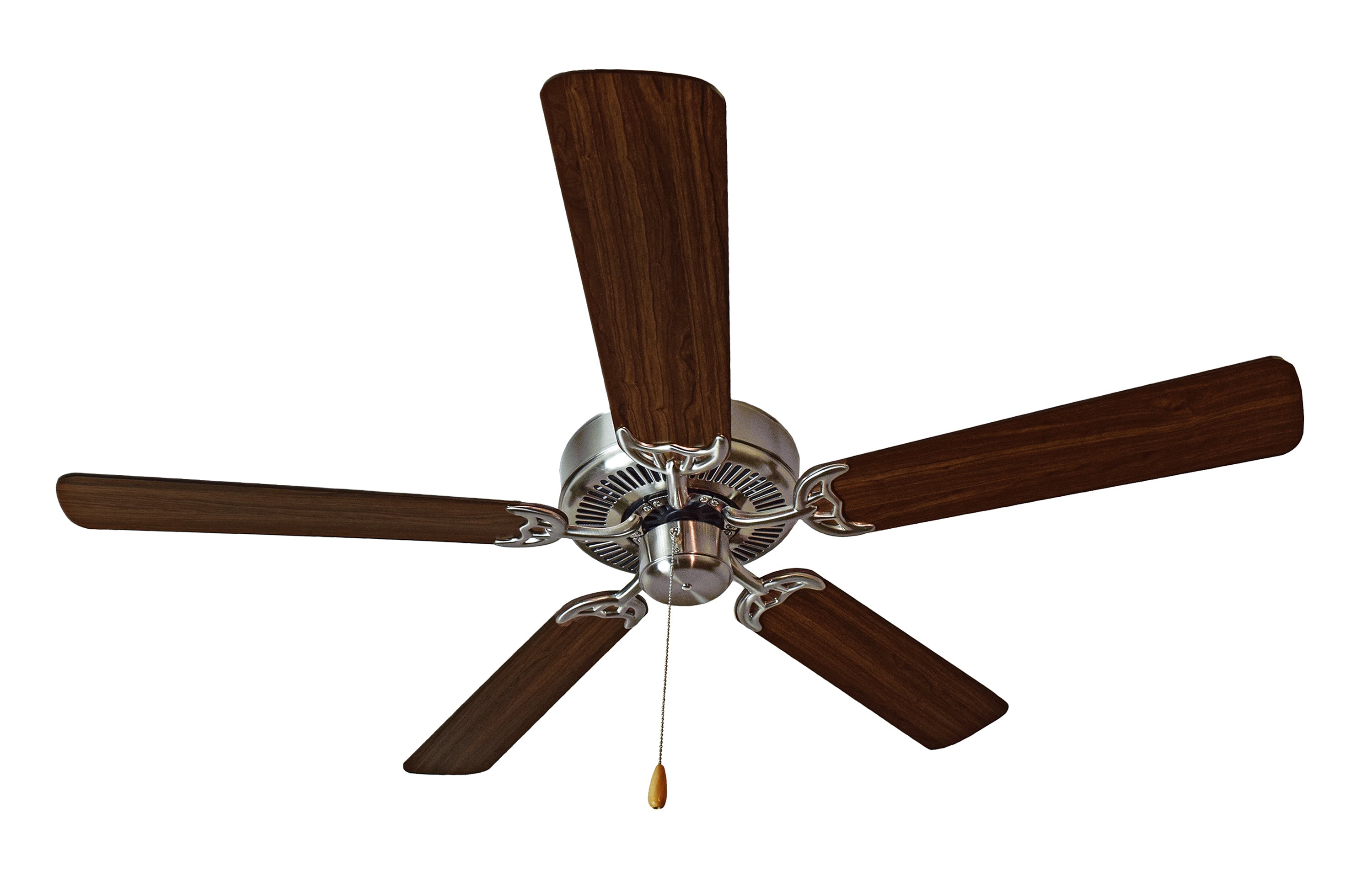 BASIC-MAX Ceiling fan Nickel, Brown - 89905SNWP | MAXIM/ET2