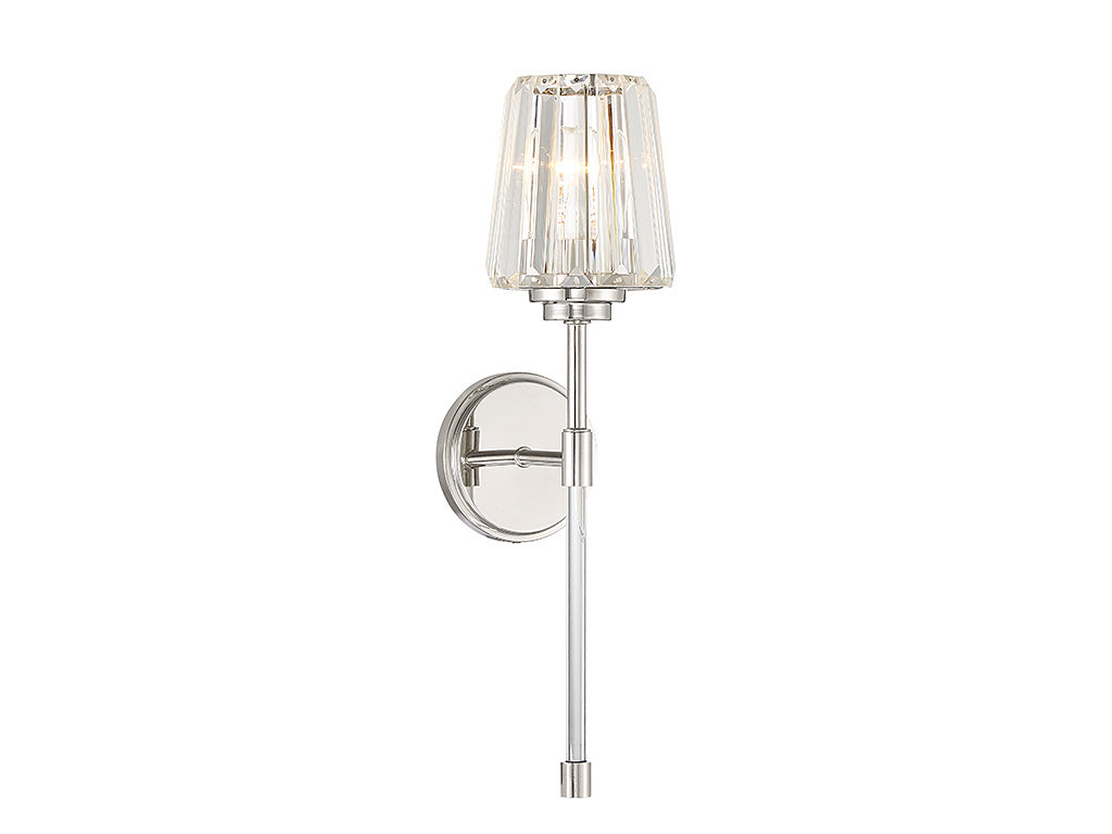 GARNET Wall sconce Chrome, Nickel - 9-6001-1-109 | SAVOYS