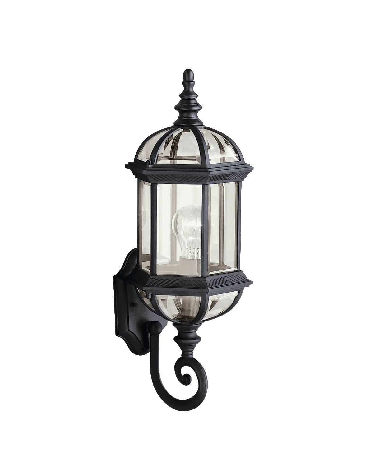 BARRIE Murale exterieure Noir - 9736BK | KICHLER