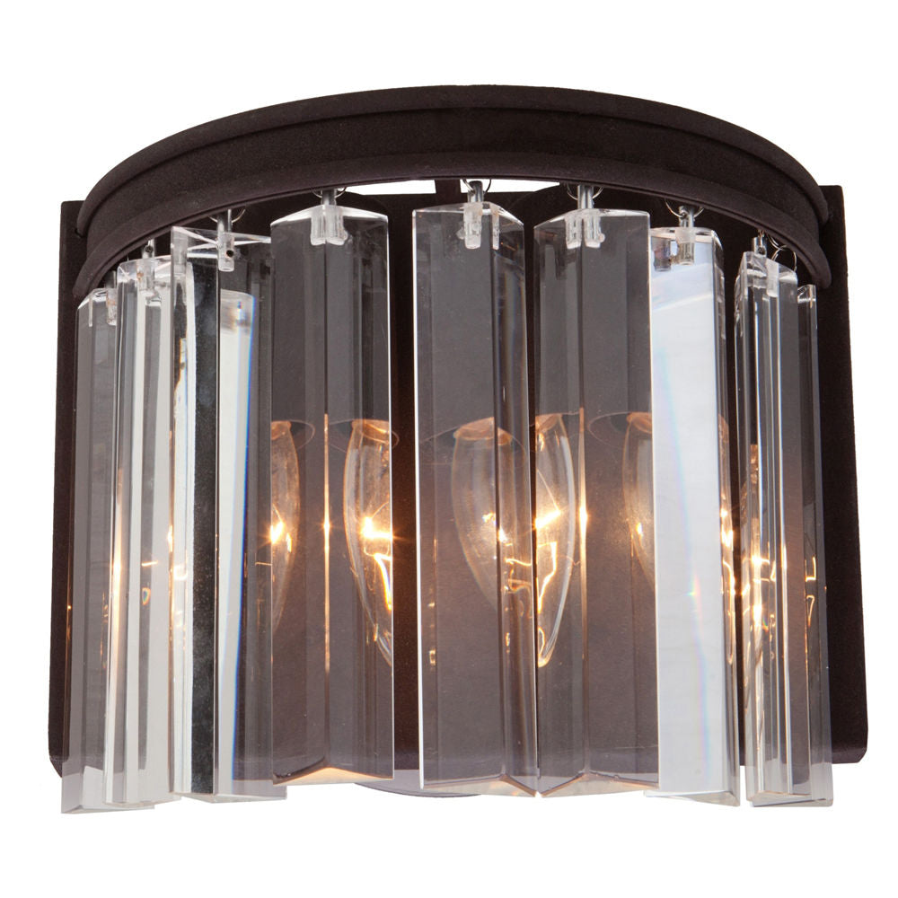 El Dorado Sconce Brown, Crystal - AC10402JV | ARTCRAFT