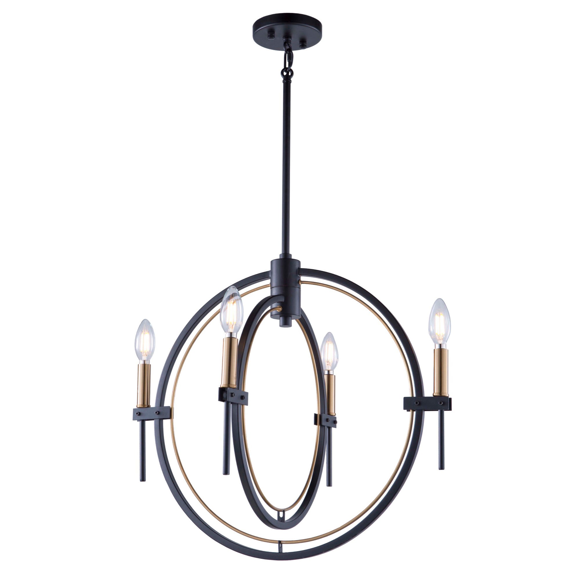 Anglesey Chandelier Gold, Black - AC11454 | ARTCRAFT