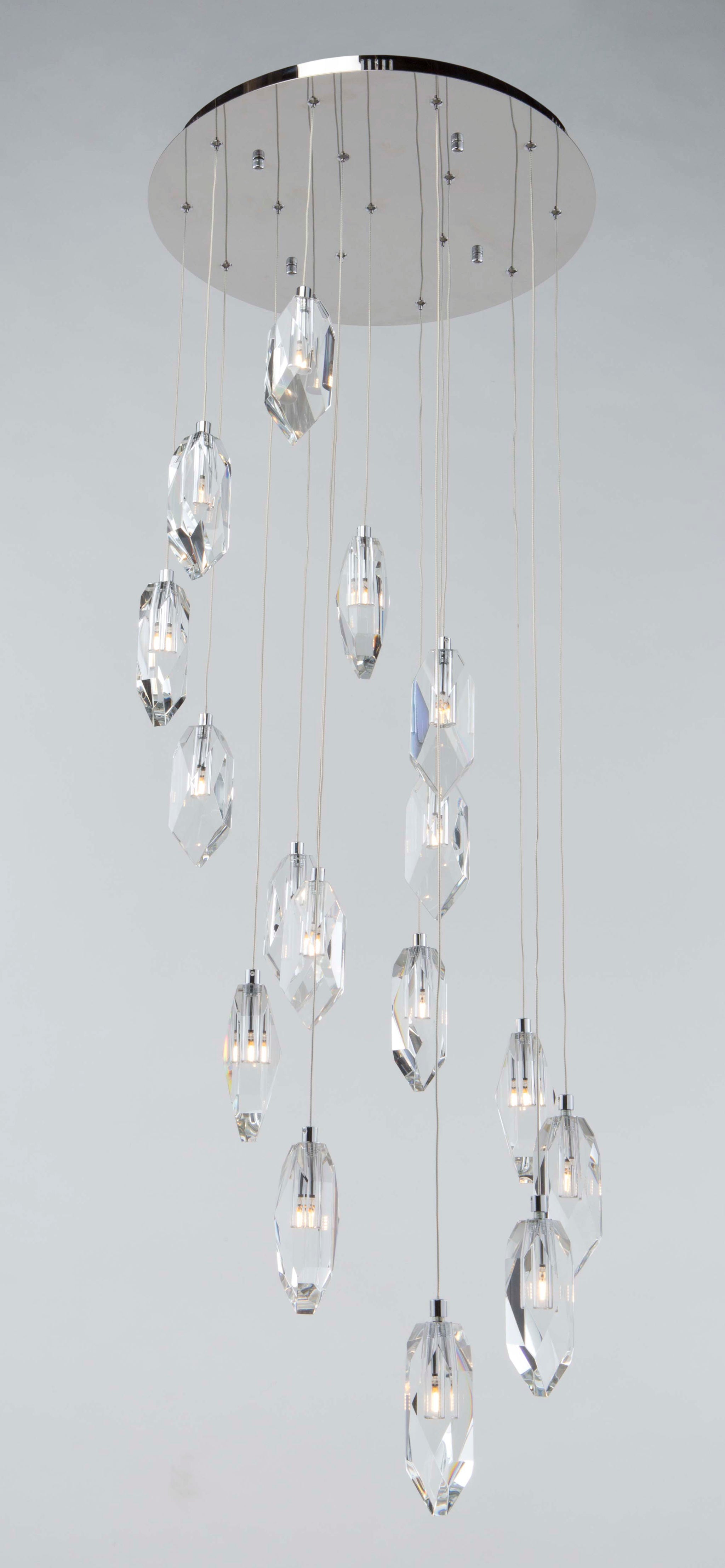 Doccia Chandelier Chrome, Crystal - AC7046 | ARTCRAFT