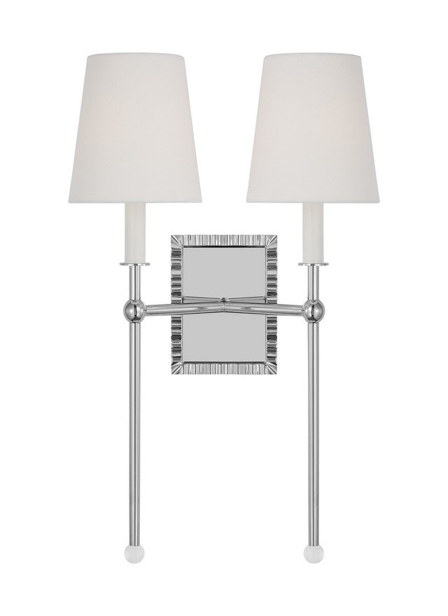 BAXLEY Murale salle de bain Nickel - AW1202PN | GENERATION-LIGHTING