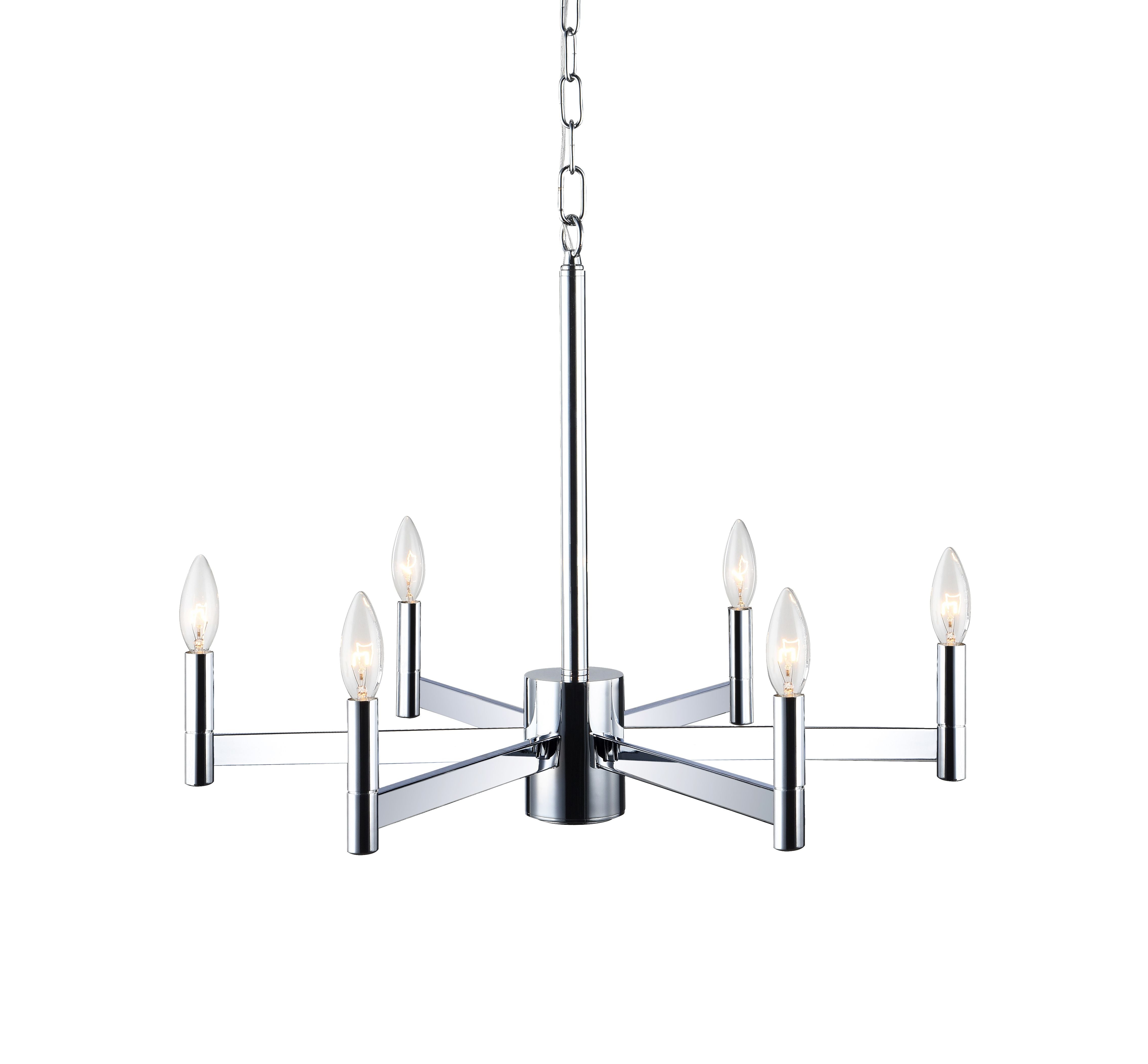 EURYALE Chandelier Chrome - C52606CH | MATTEO