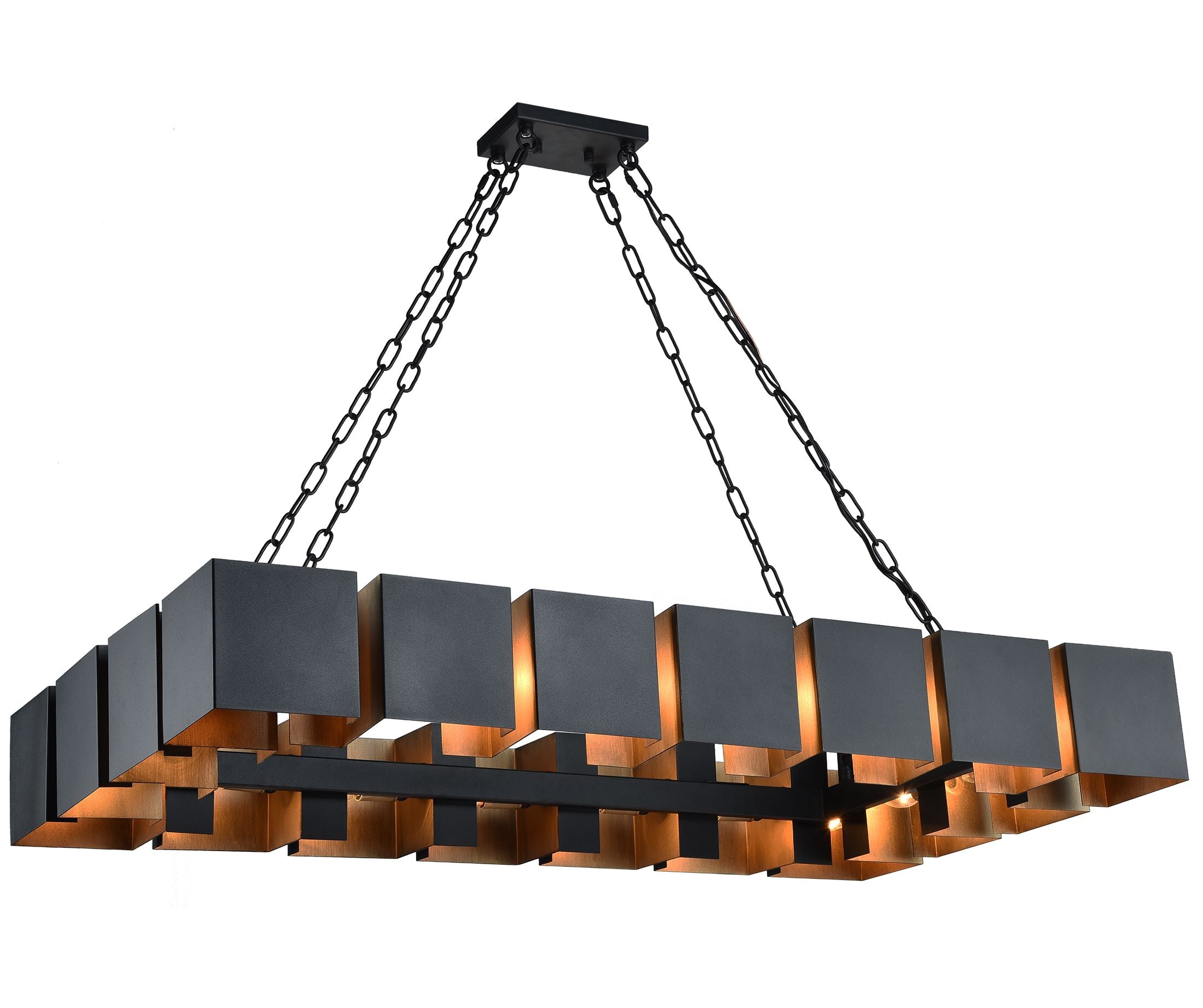 MATTONE Chandelier Noir - C59318MB | MATTEO