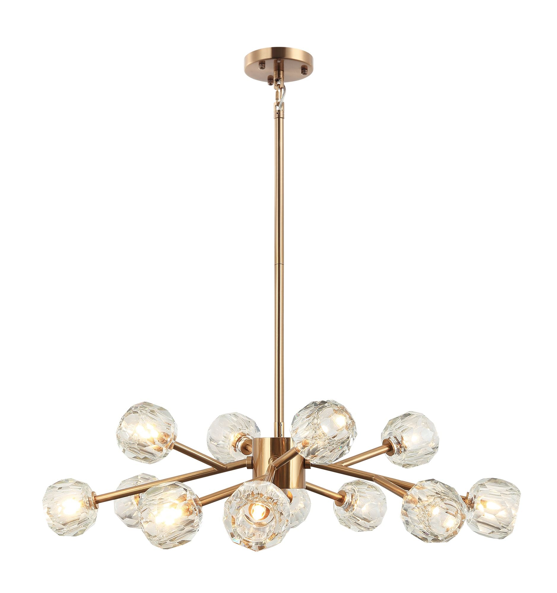 ROSA Chandelier Or - C61412AG | MATTEO