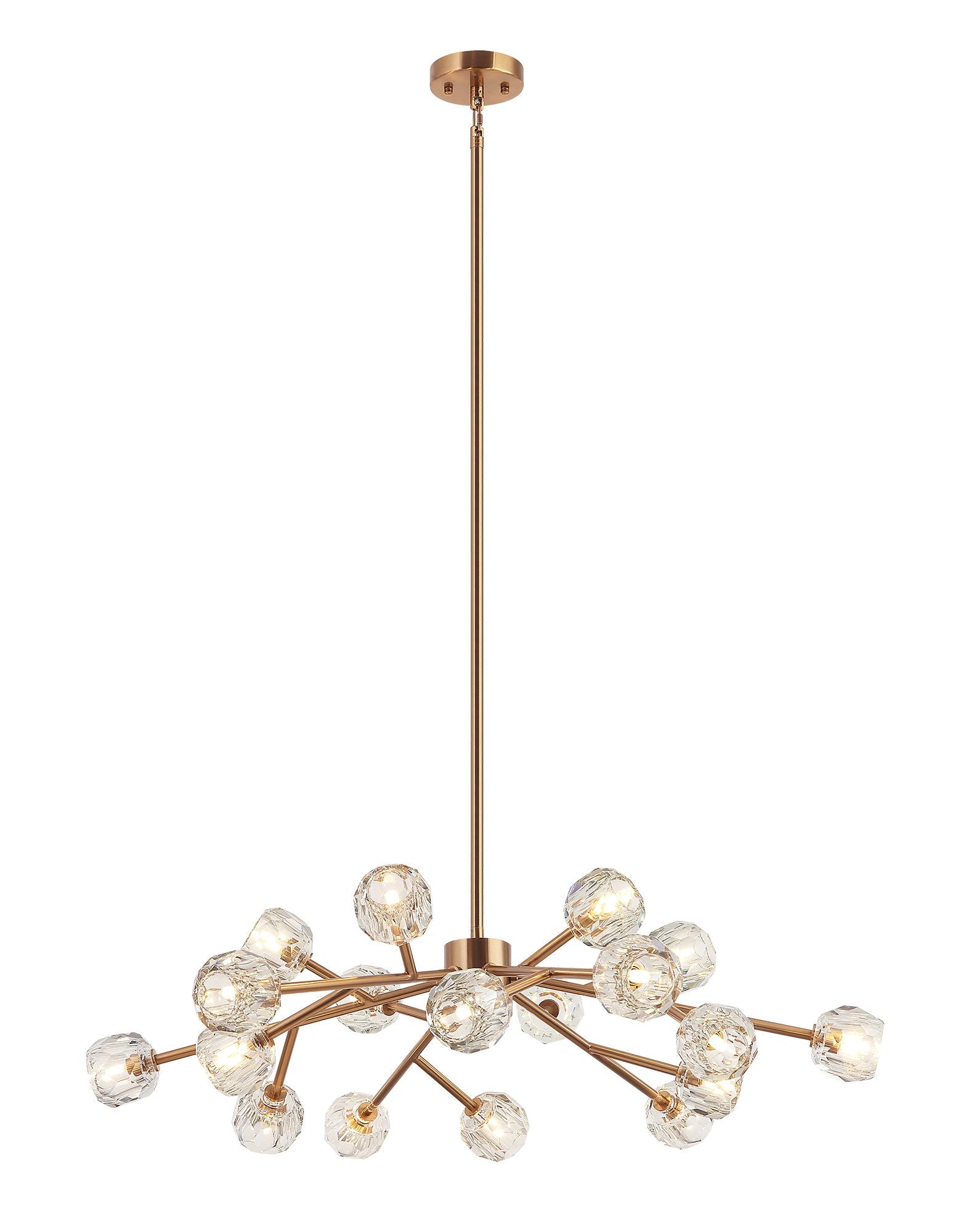 ROSA Chandelier Or - C61418AG | MATTEO