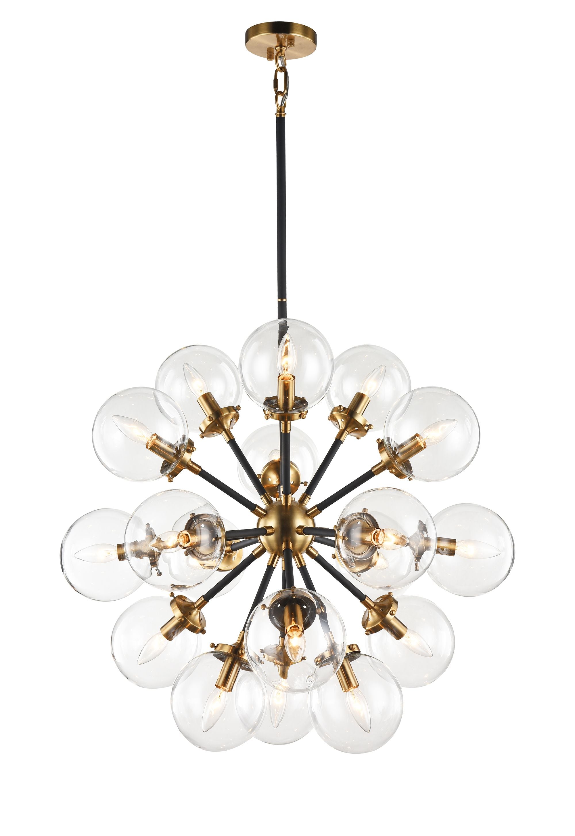 SOLEIL Chandelier Or - C62818AGCL | MATTEO