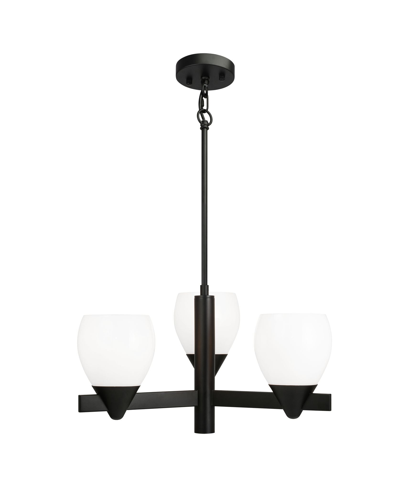 REYA Chandelier Noir - C74003BK | MATTEO