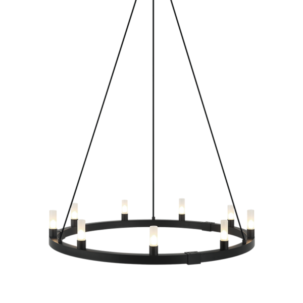 CASCADIAN Chandelier Noir - C75209MB | MATTEO