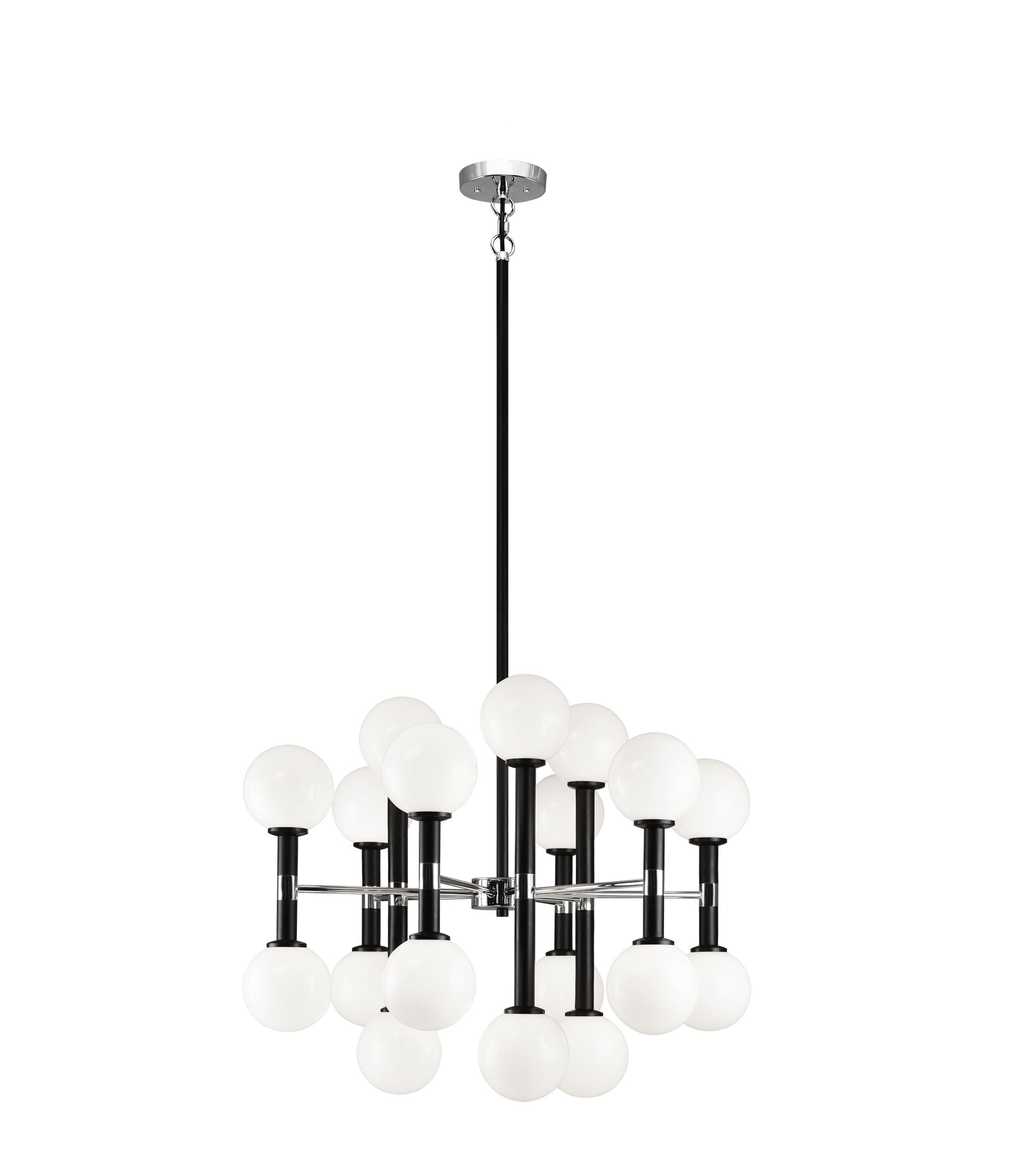 STELLAR Chandelier Noir - C75318BKOP | MATTEO