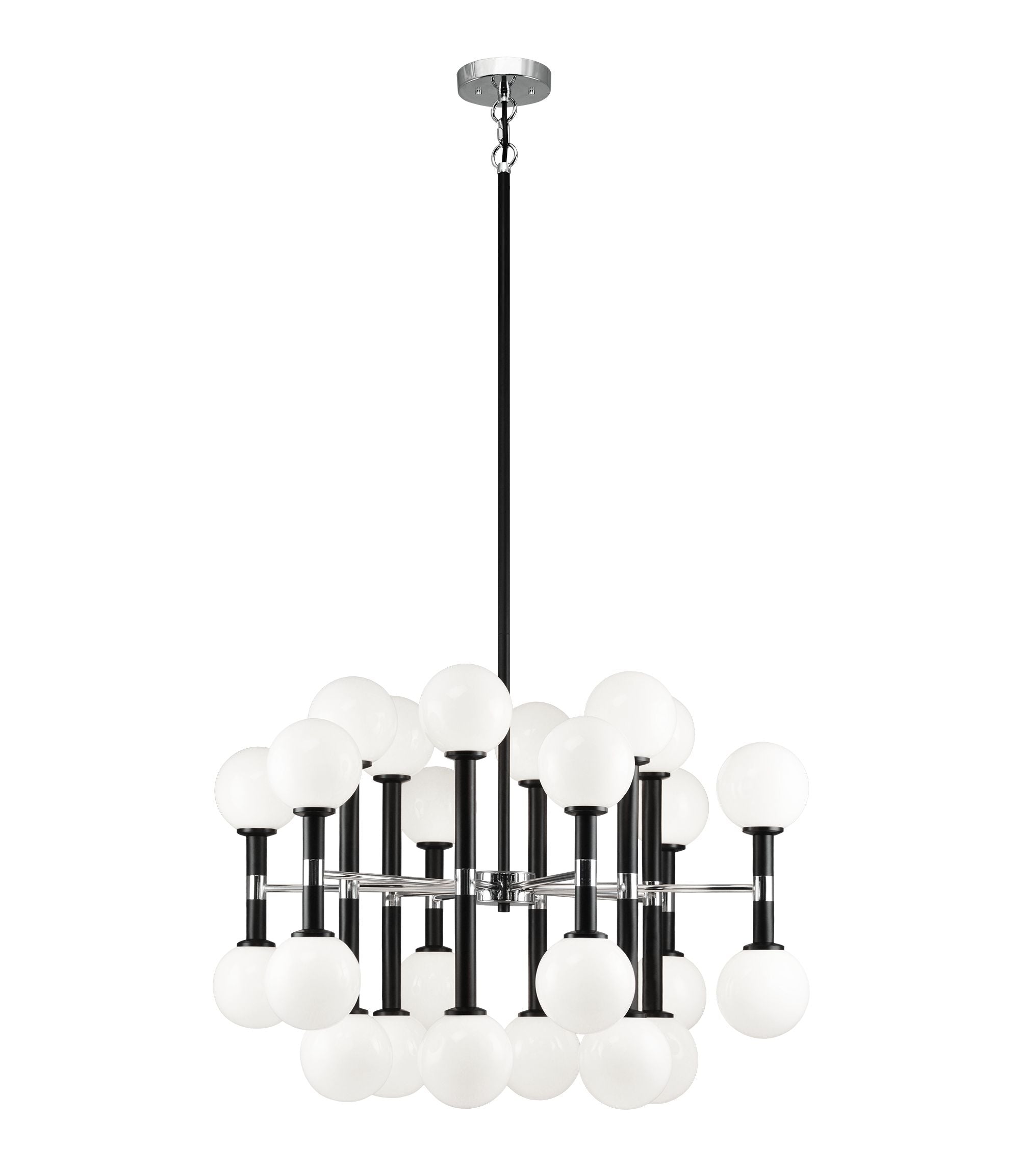 STELLAR Chandelier Noir - C75324BKOP | MATTEO