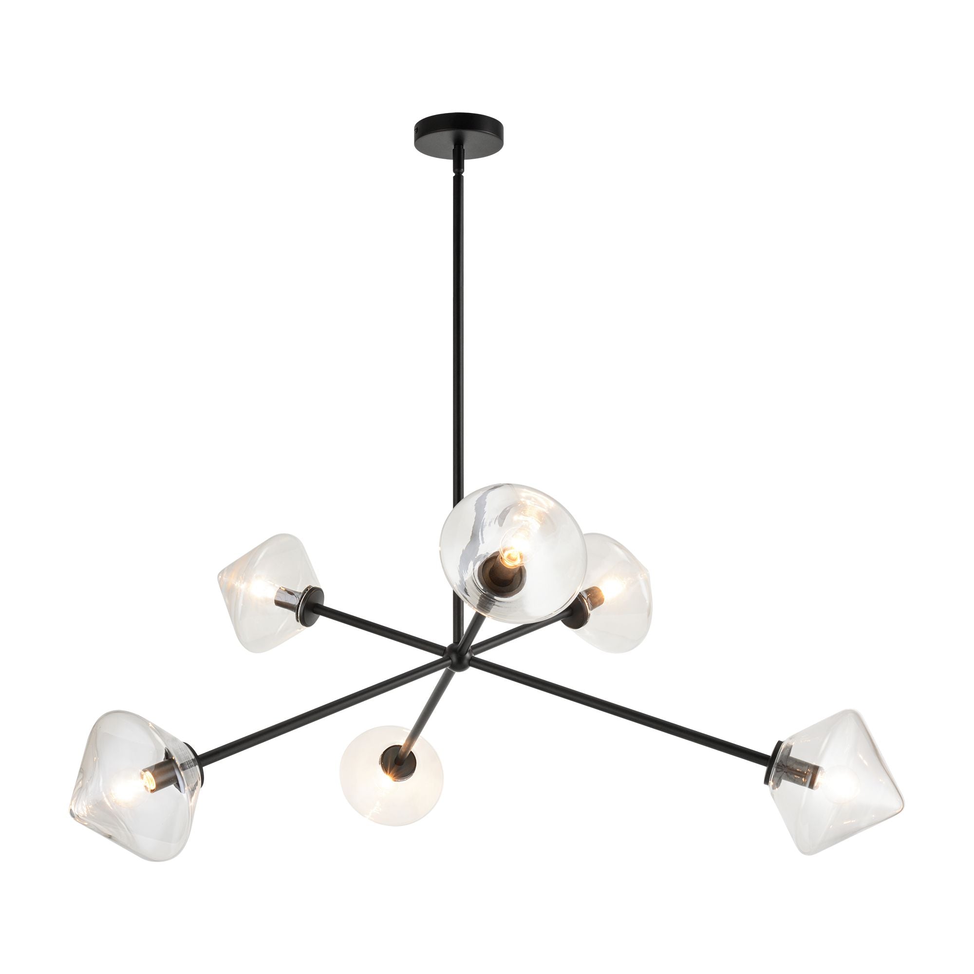 NOVO Chandelier Noir - C81746BKCL | MATTEO