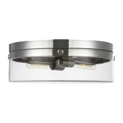 GARRETT Flush mount Nickel - CF1032PN | GENERATION LIGHTING