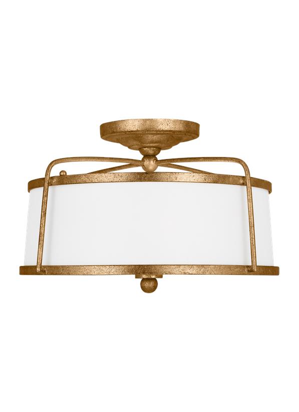 STONINGTON Flush mount Gold - CF1102ADB | GENERATION LIGHTING