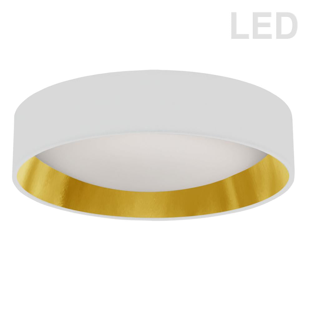 Flush mount White, Gold INTEGRATED LED - CFLD-1522-692 | DAINOLITE