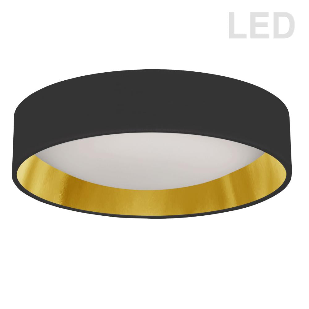 Flush mount Black, Gold INTEGRATED LED - CFLD-1522-698 | DAINOLITE