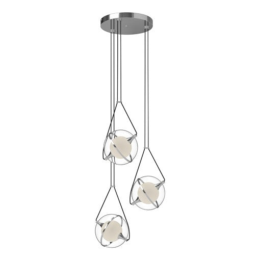 ARIES Suspension Chrome DEL INTÉGRÉ - CH76718-CH | KUZCO