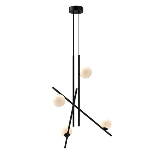 AMARA Suspension Noir, DEL INTÉGRÉ - CH89832-BK/GO | KUZCO