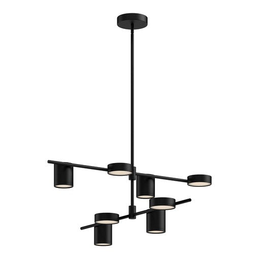 JAYDEN Suspension Noir DEL INTÉGRÉ - CH96840-BK | KUZCO