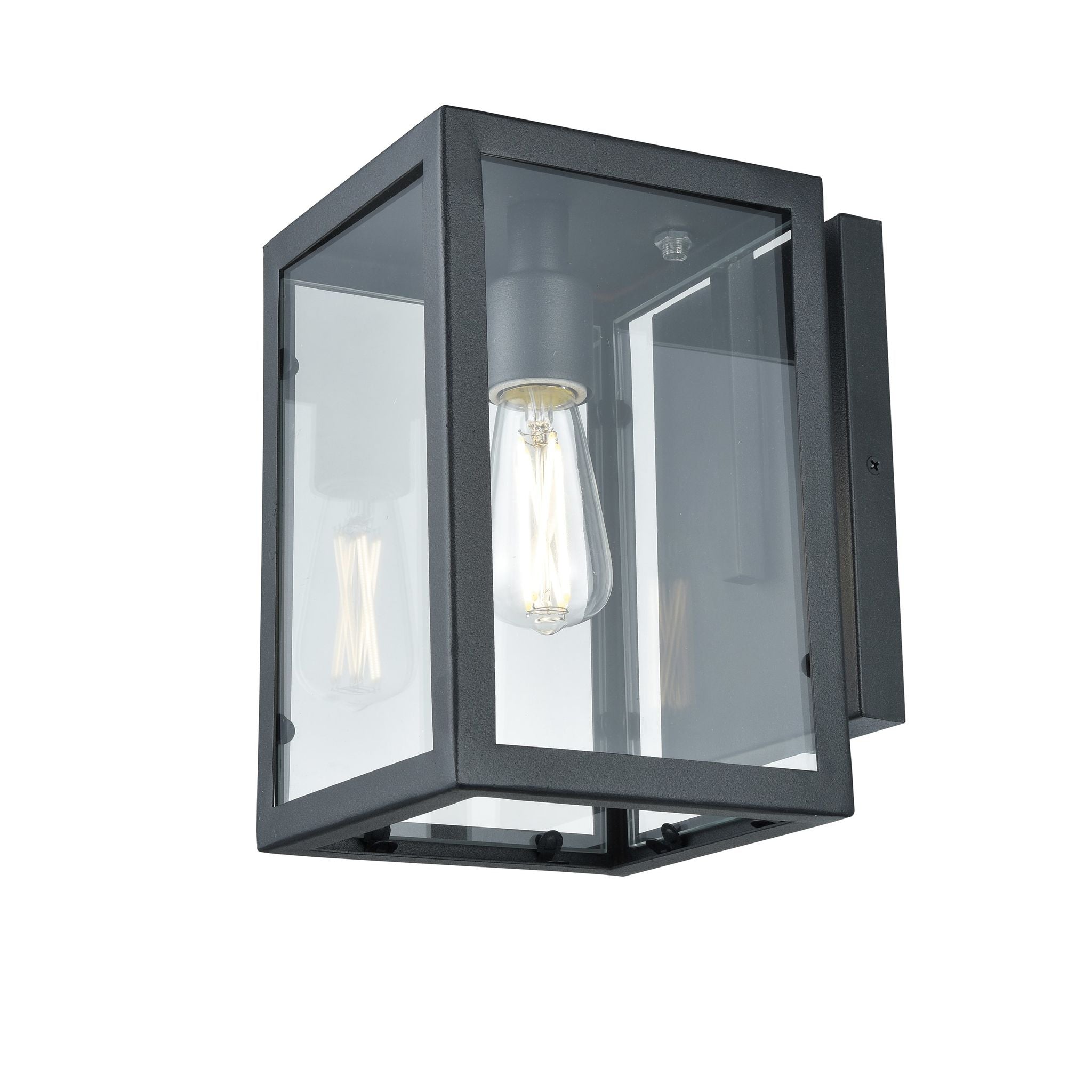 Baker Street Outdoor sconce Black - DVP15671BK-CL | DVI