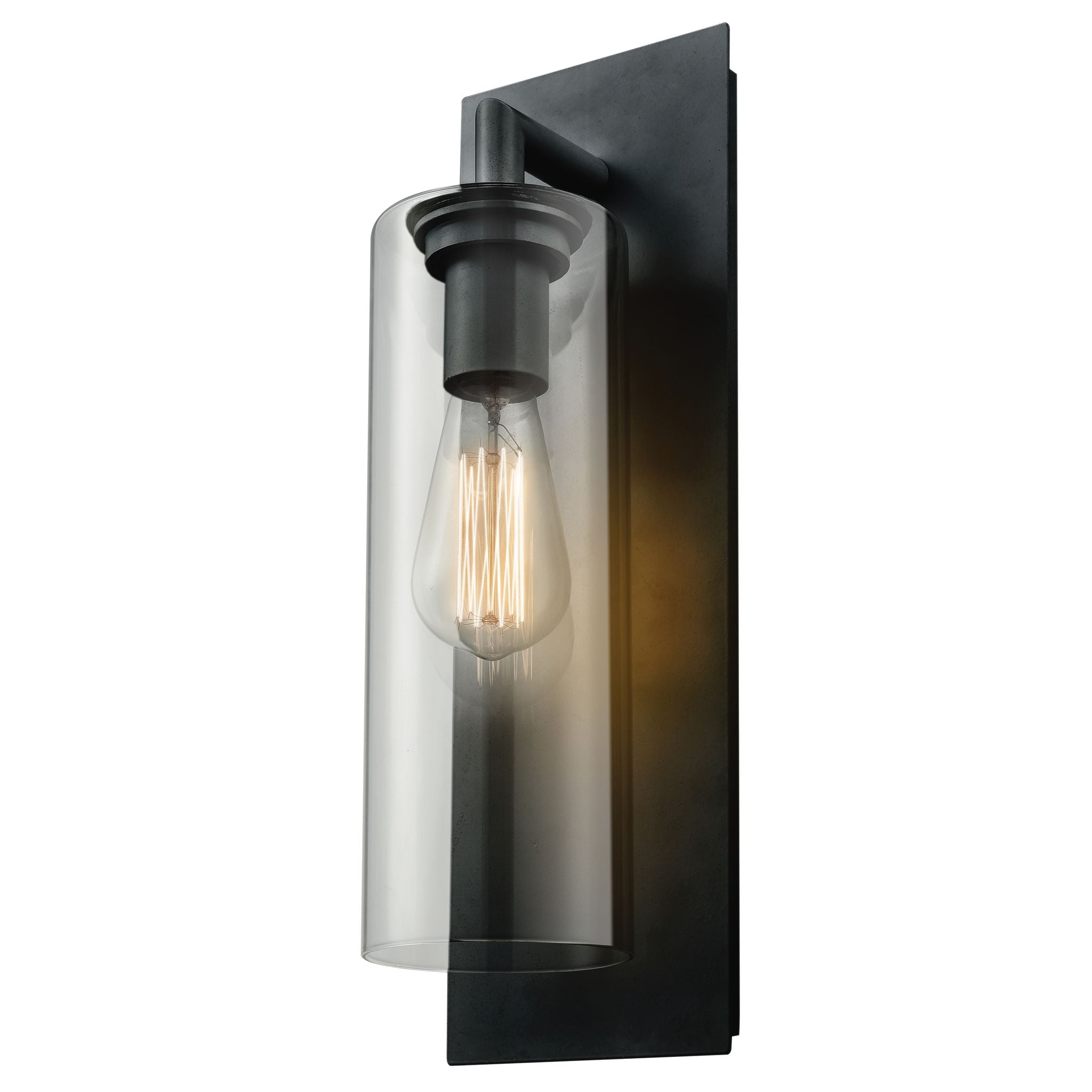 Barker Outdoor sconce Black - DVP24772BK-CL | DVI