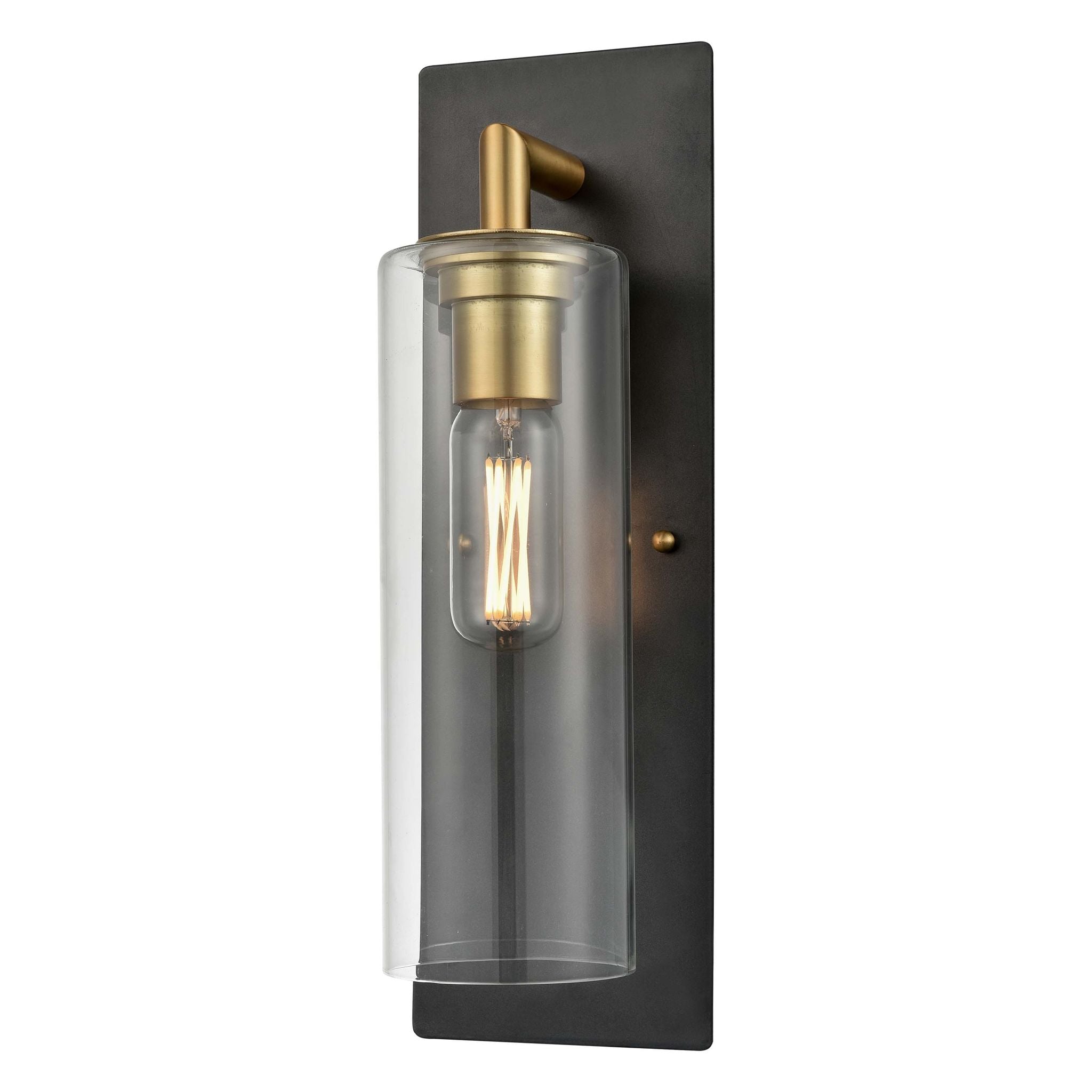 Barker Sconce Gold, Graphite - DVP24772BR+GR-CL | DVI