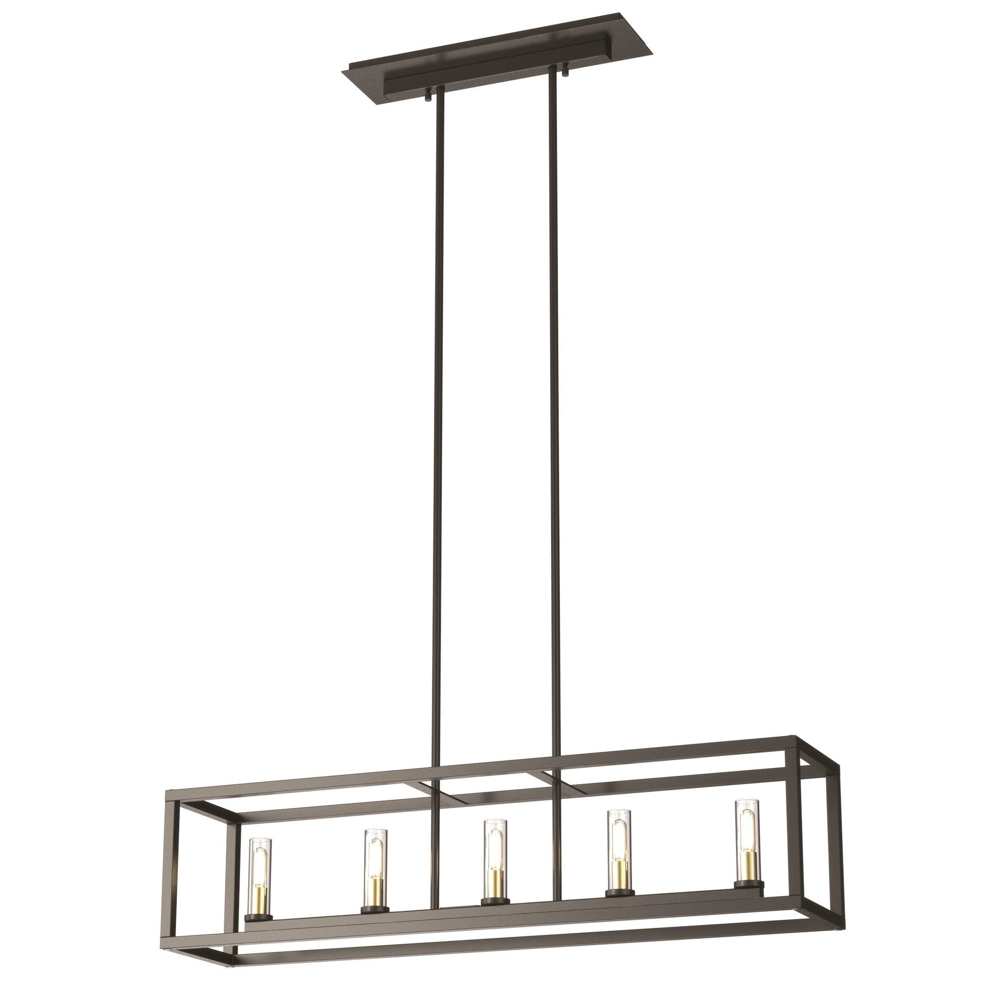 Sambre Pendant Gold, Graphite - DVP28102MF+BR+GR-CL | DVI