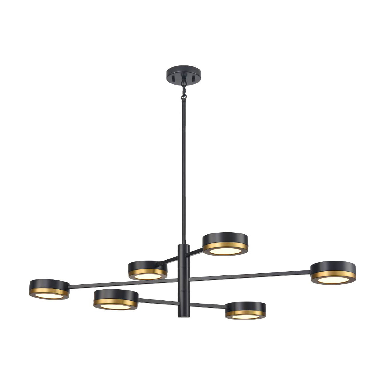 TEMAGAMI Chandelier Graphite - DVP39302MF+GR | DVI