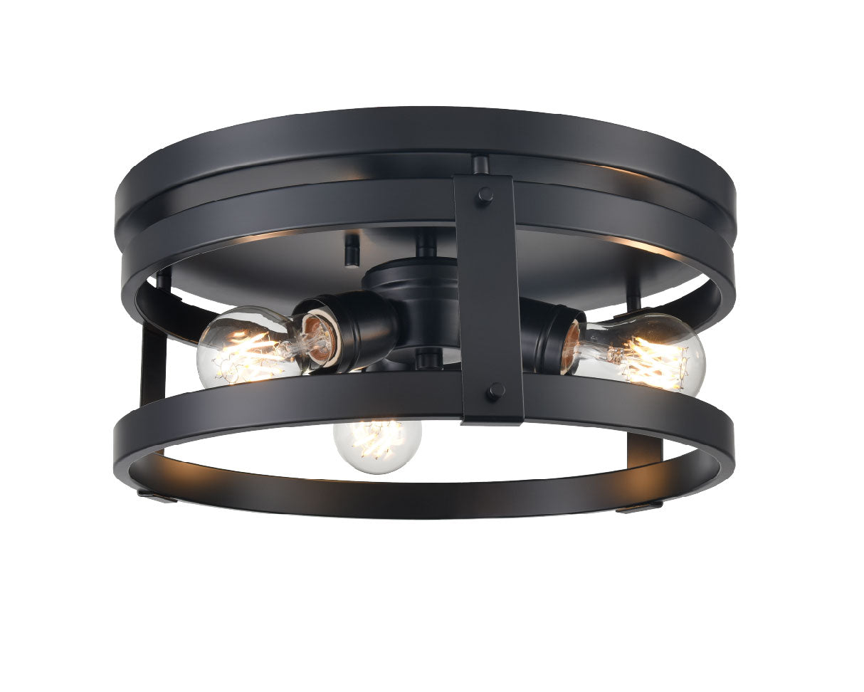 OAKHURST Flush mount Black - DVP40332EB | DVI