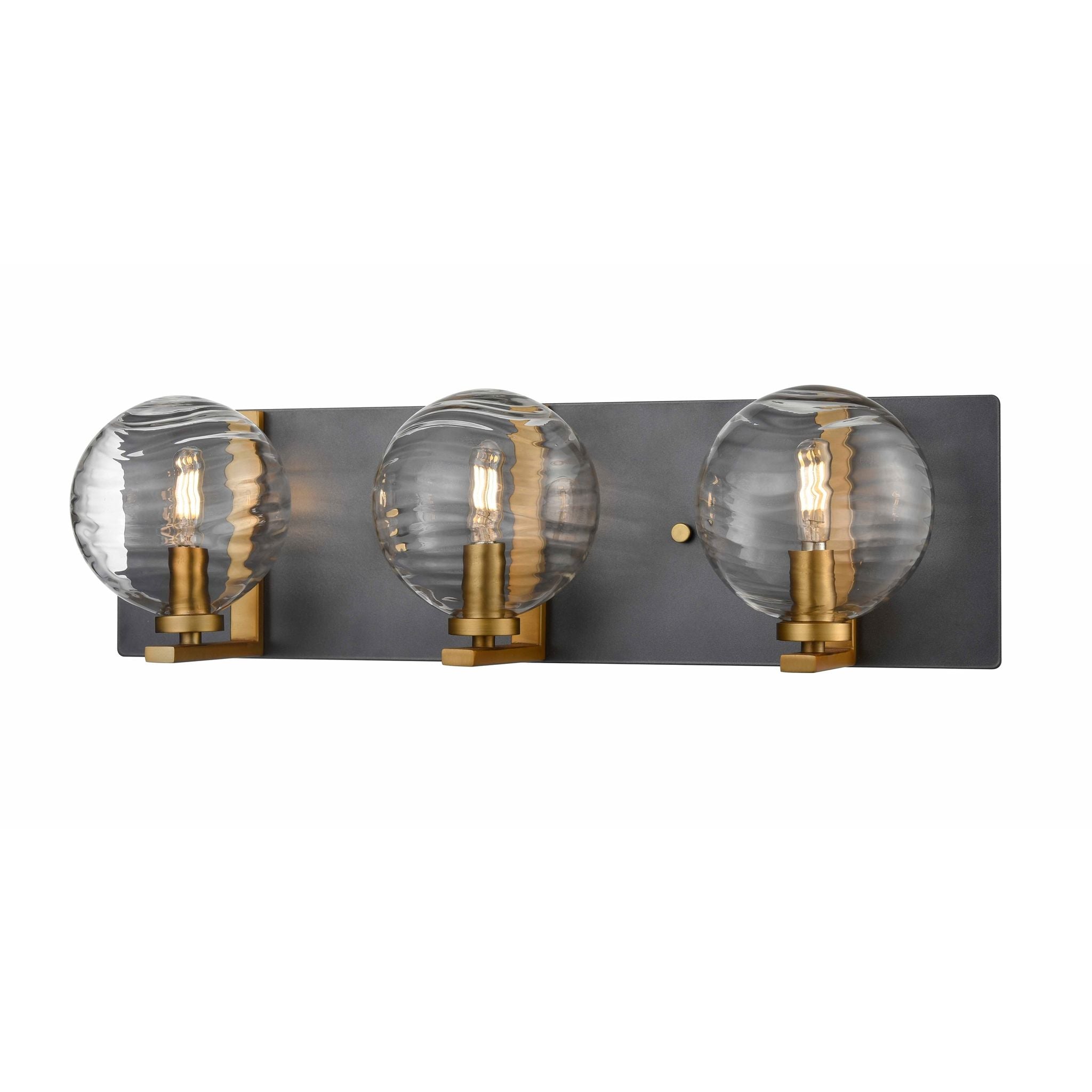 Tropea Bathroom sconce Gold, Graphite - DVP40443BR+GR-RPG | DVI