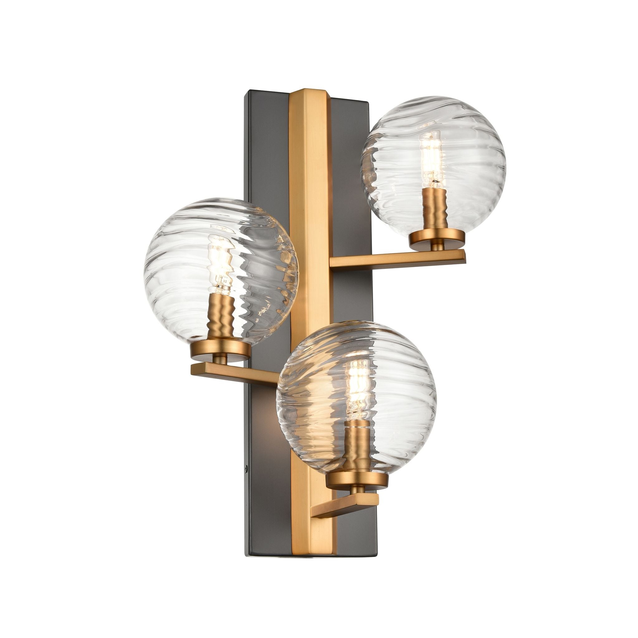 Tropea Sconce Gold, Graphite - DVP40499BR+GR-RPG | DVI