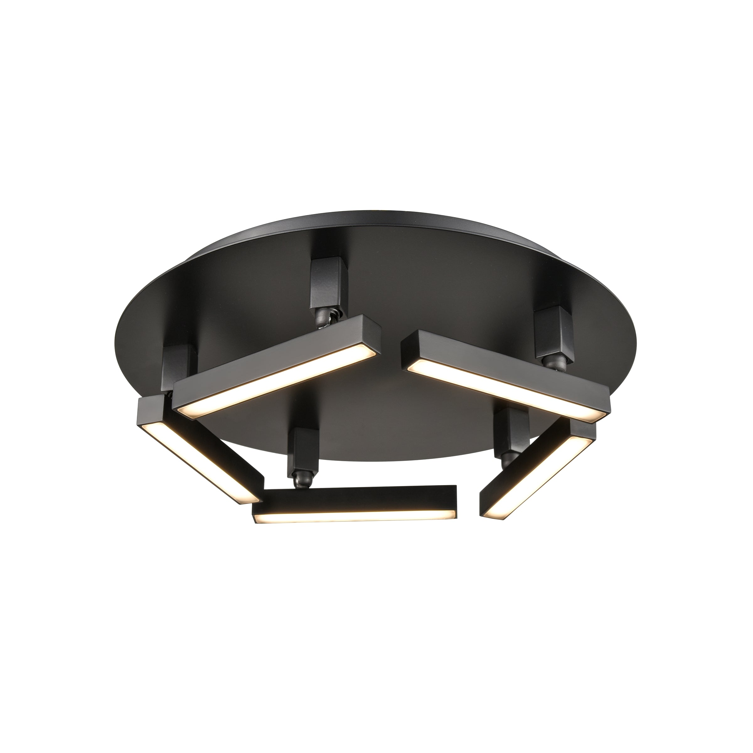 Gammahydrae AC LED Flush mount Black INTEGRATED LED - DVP44757EB | DVI