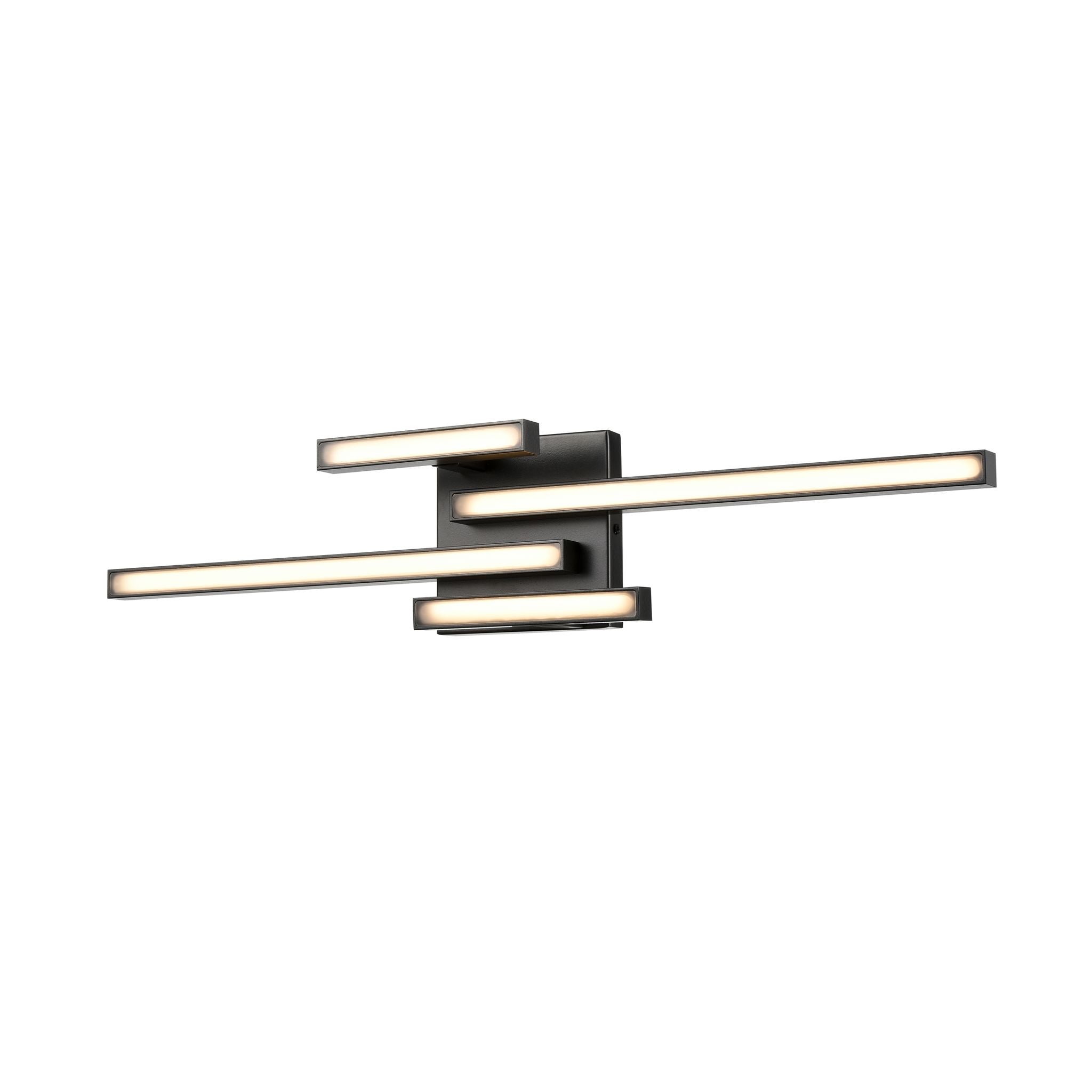 Maud AC LED Bathroom sconce Graphite INTEGRATED LED - DVP44843GR | DVI