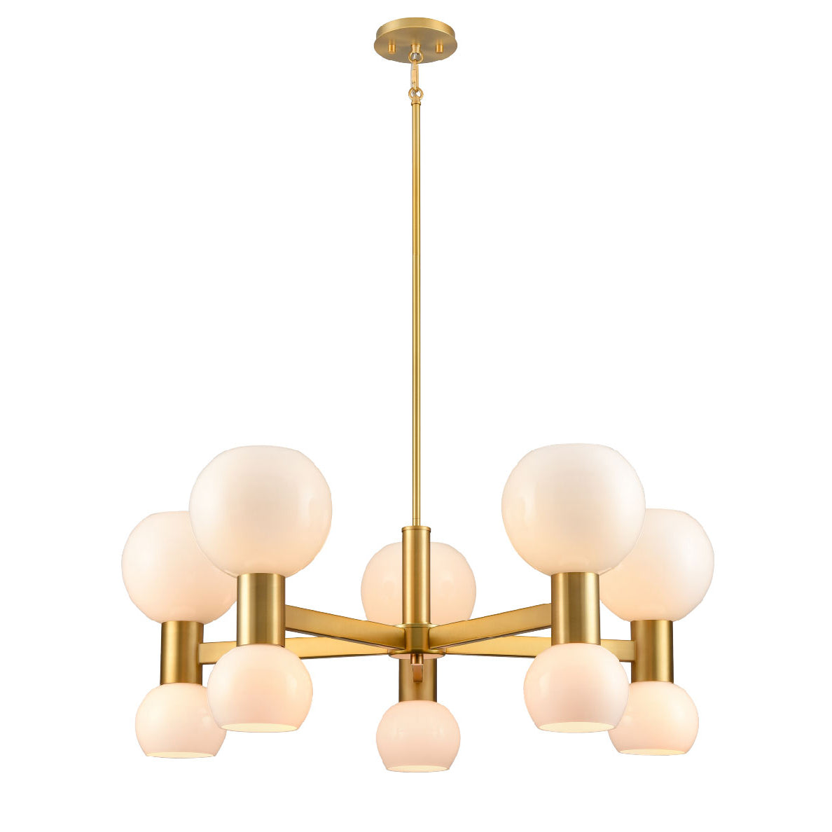 LILLOOET Chandelier Or - DVP49424BR-TO | DVI