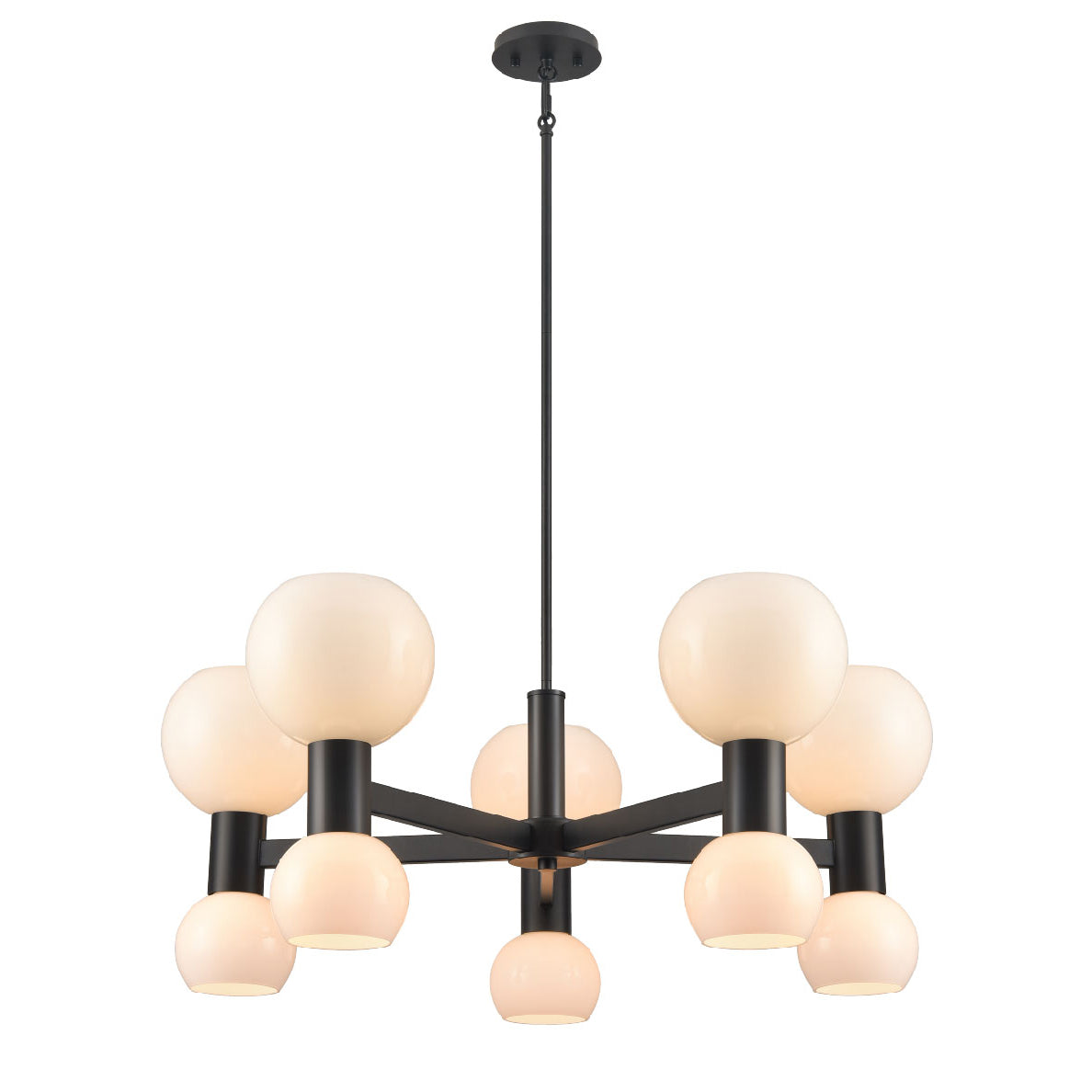 LILLOOET Chandelier Noir - DVP49424EB-TO | DVI